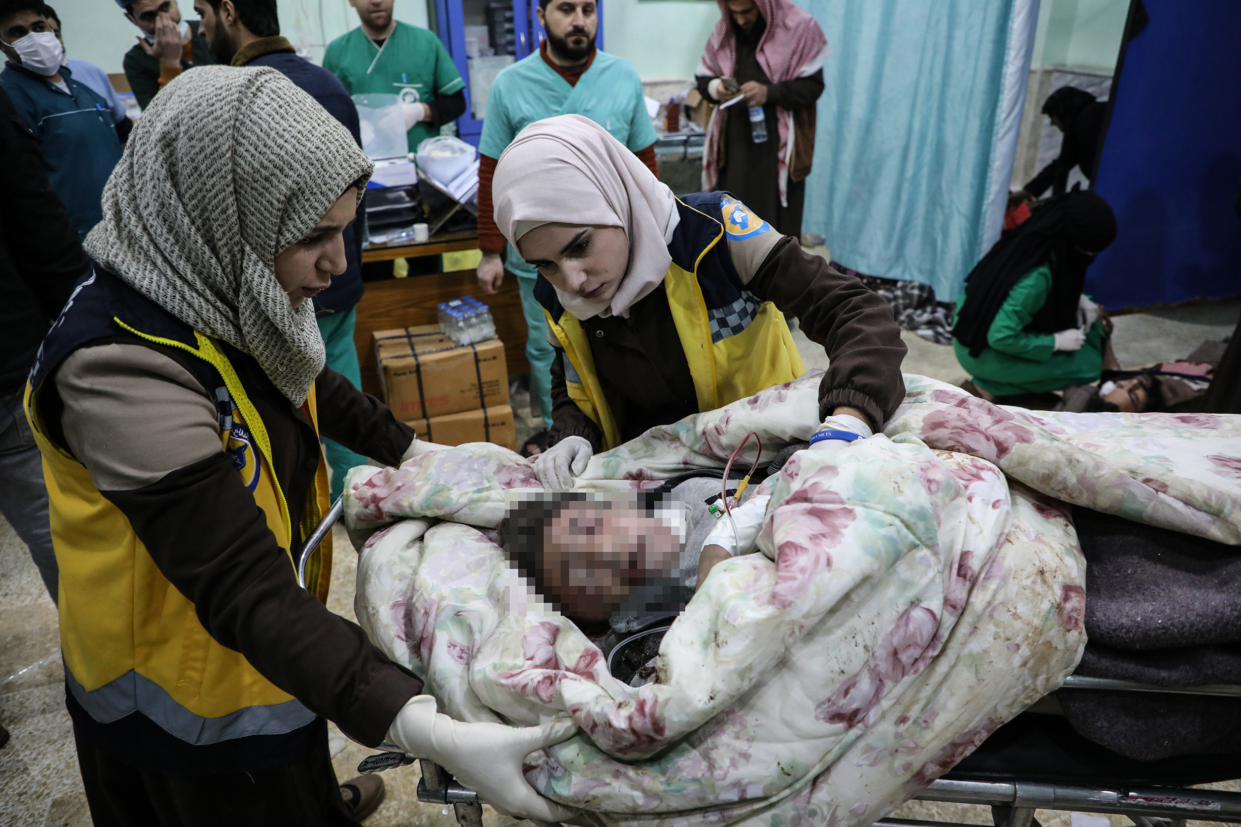 Sams Surgical Hospital in Bab Al-Hawa, Syria