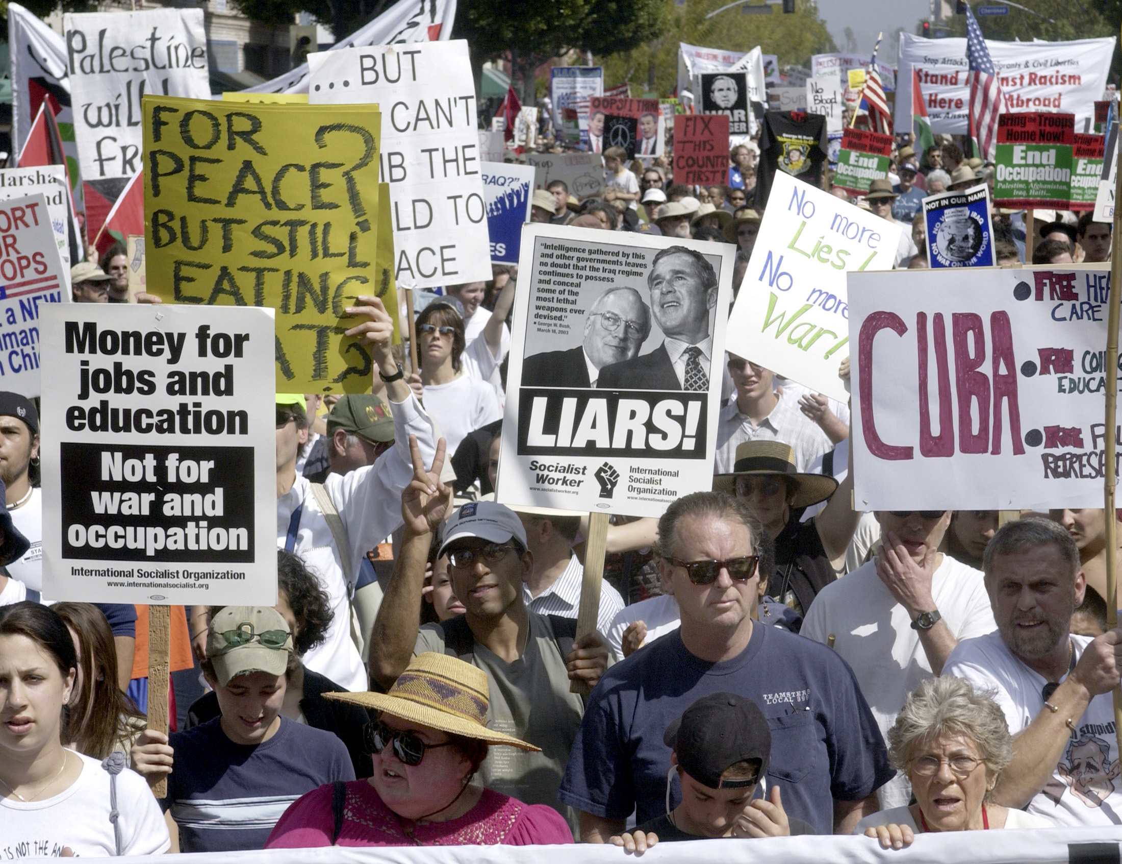 Anti-war protest invasion of Iraq 2003