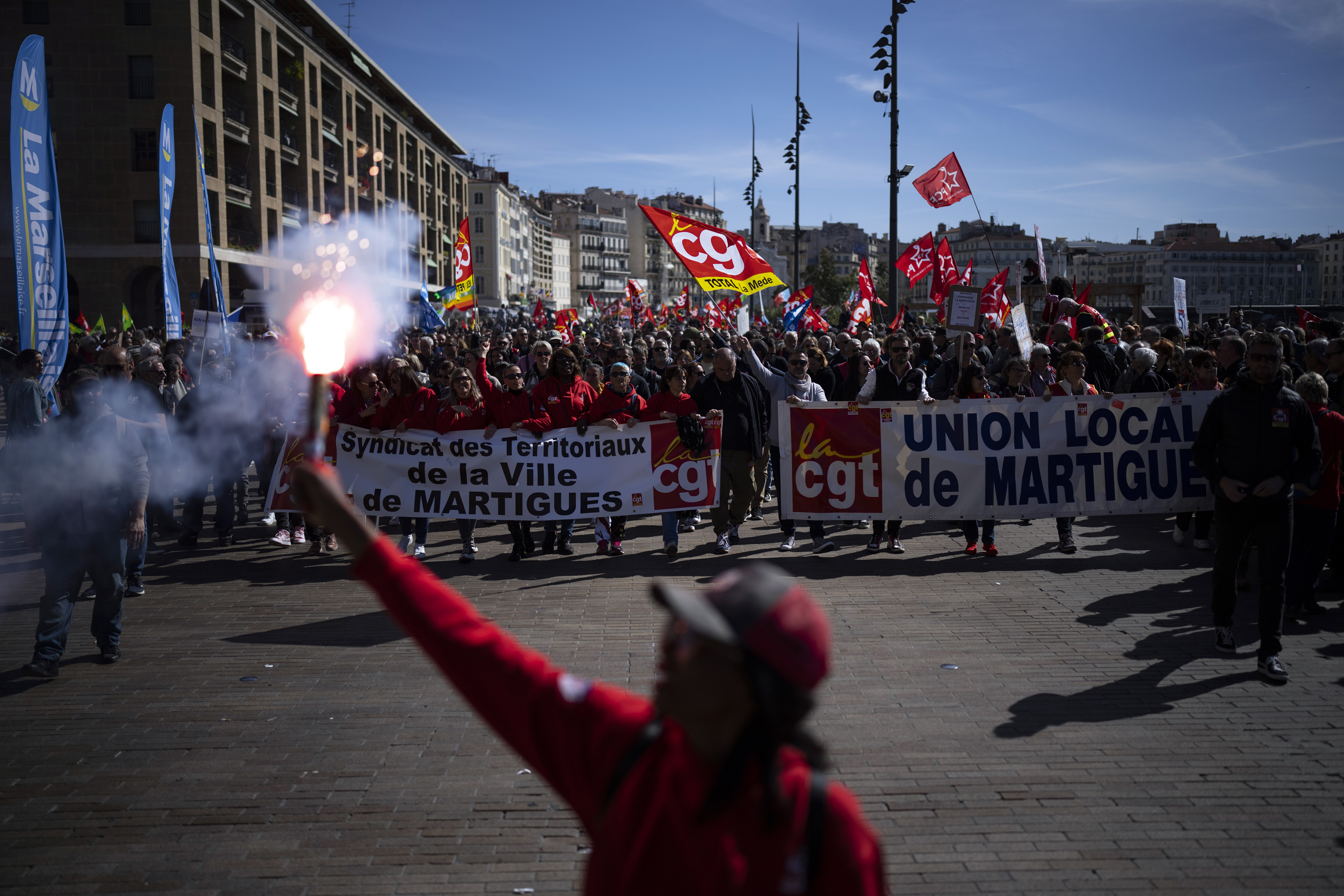 France pensions Protests