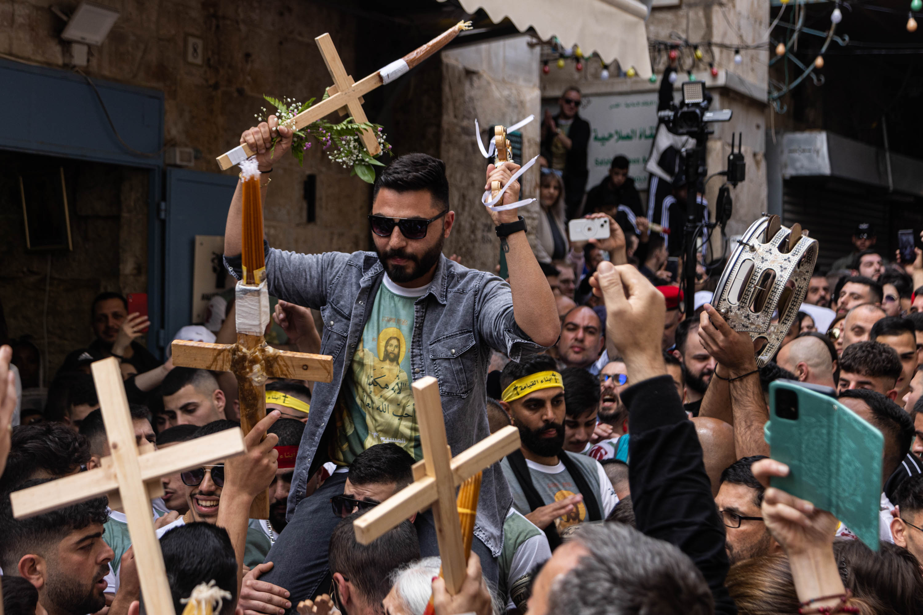 Holly fire Jerusalem