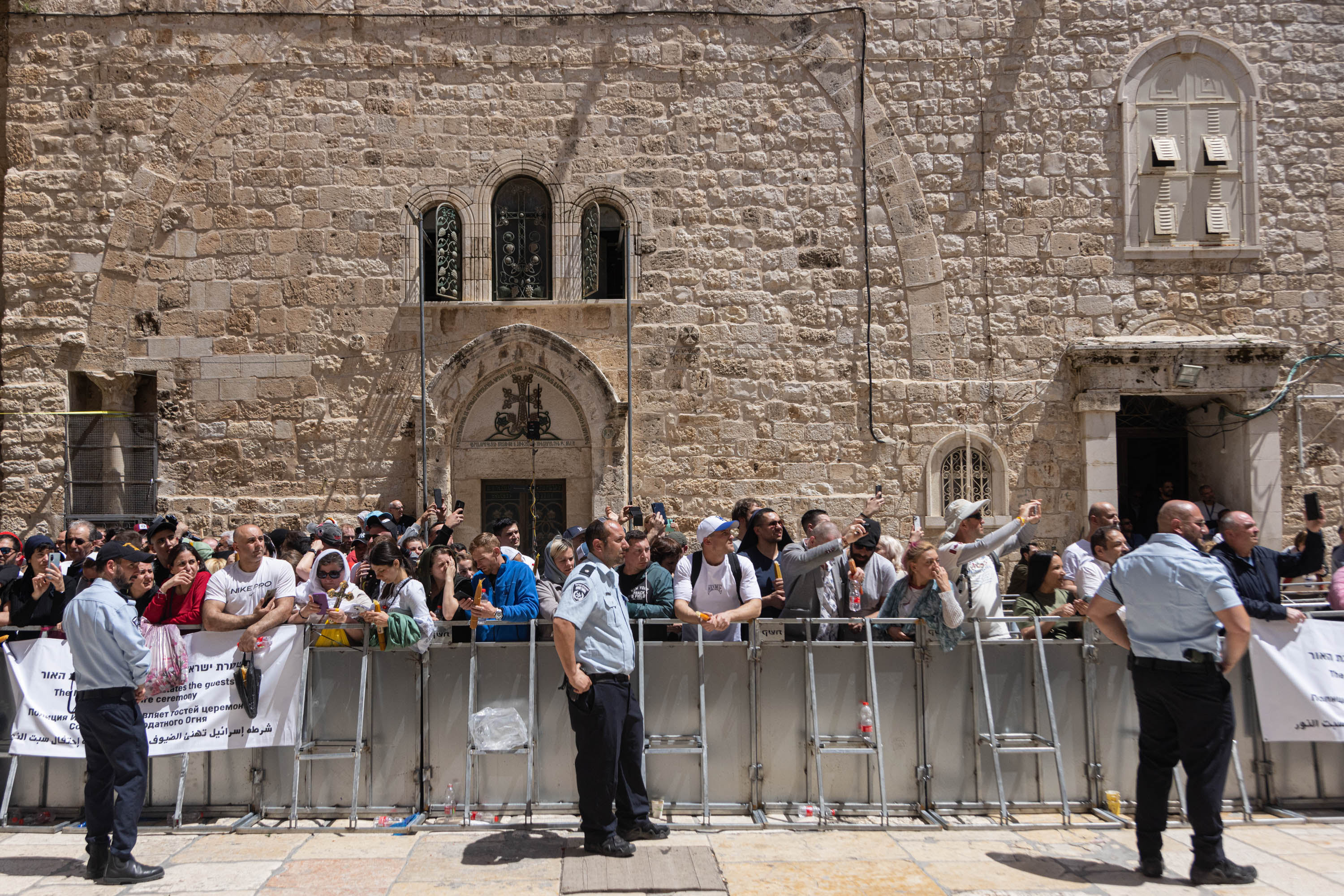 Holly fire Jerusalem