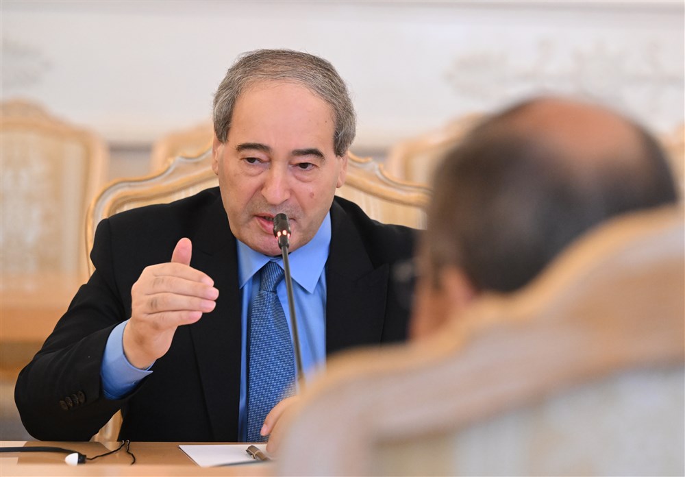 Syrian Foreign Minister Faisal Mekdad