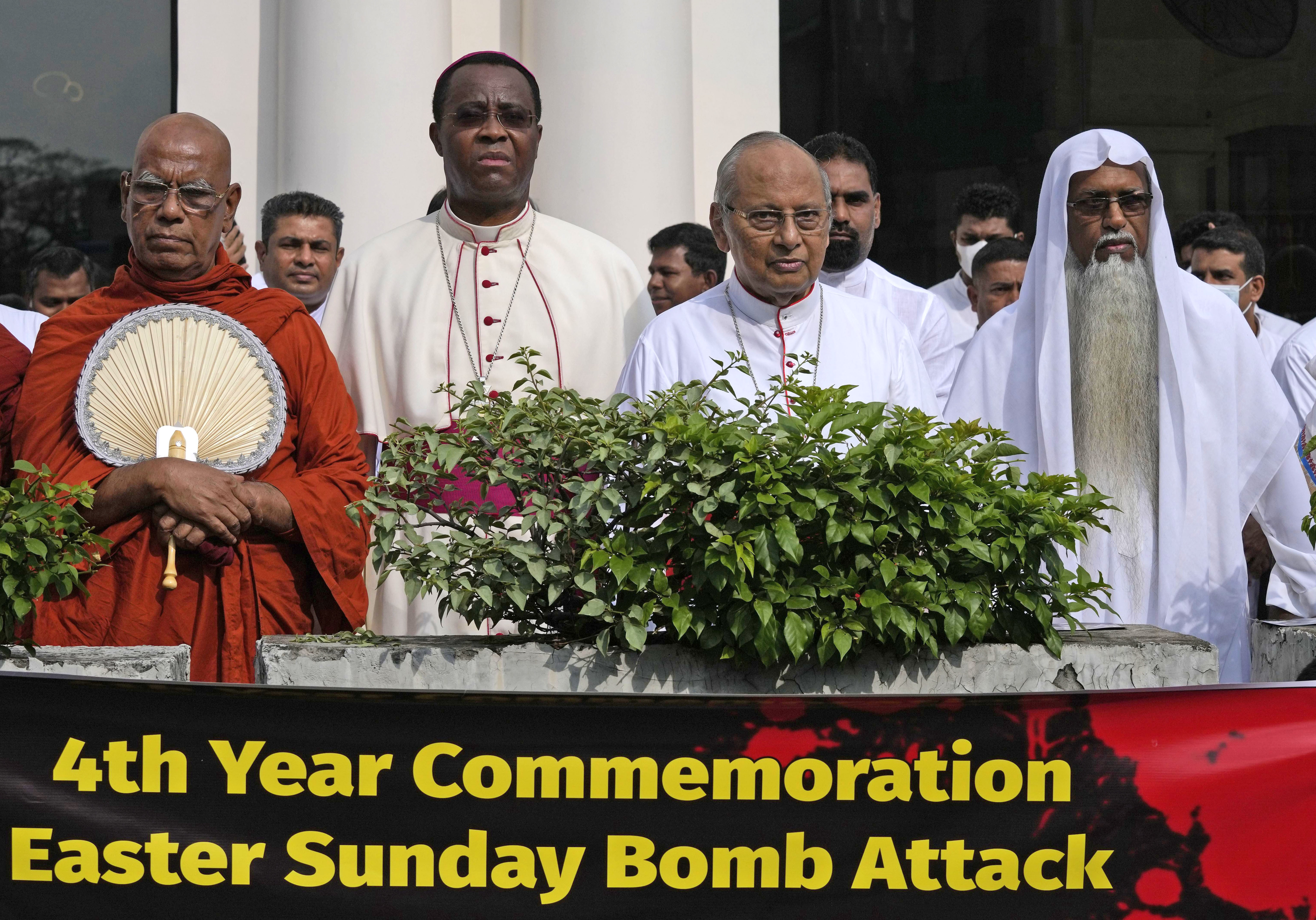 Sri Lanka Easter attacks protest
