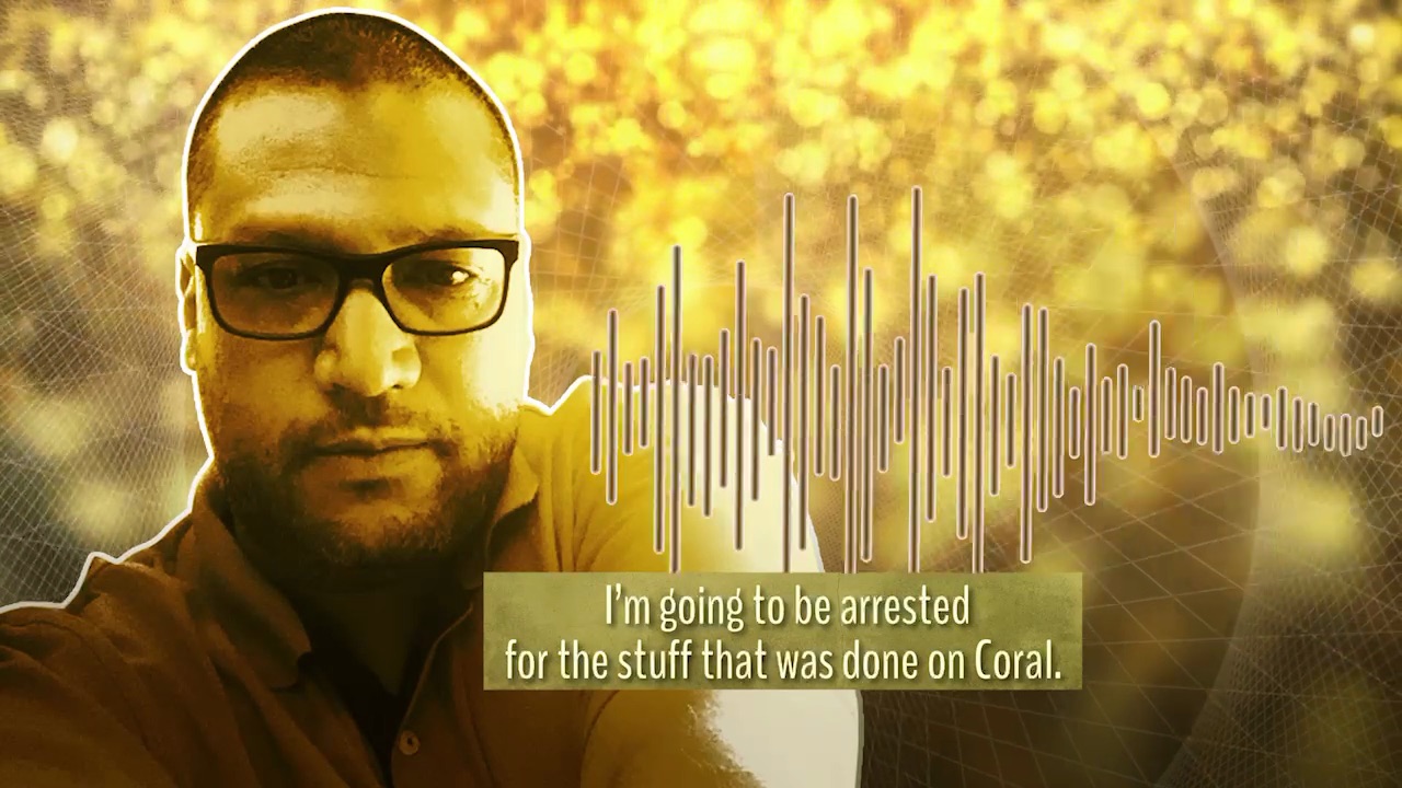 Mohamed Khan audio conversation about how he might get arrested.