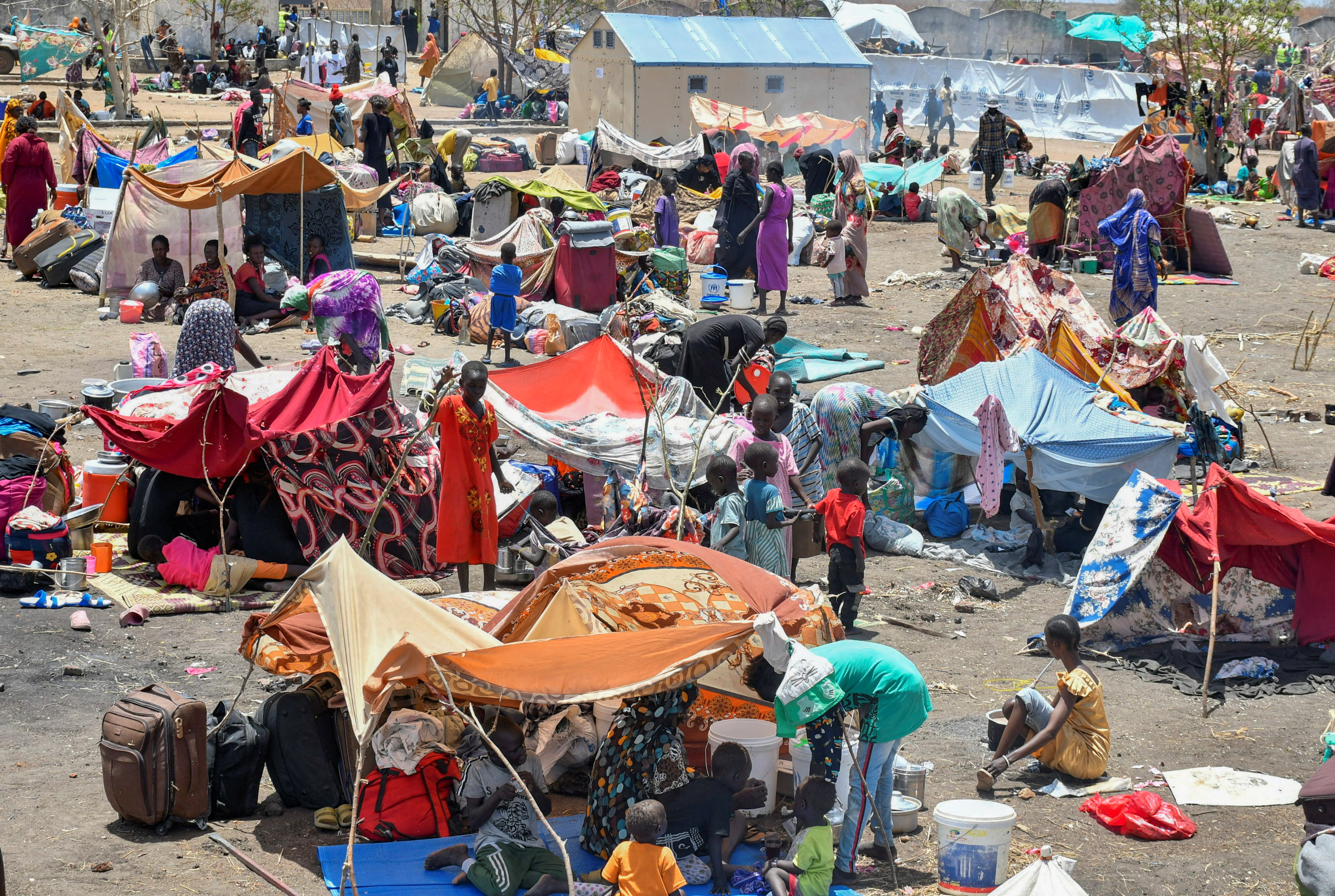 Civilians who fled the war-torn Sudan following the outbreak of fighting between the Sudanese army and the paramilitary Rapid Support Forces