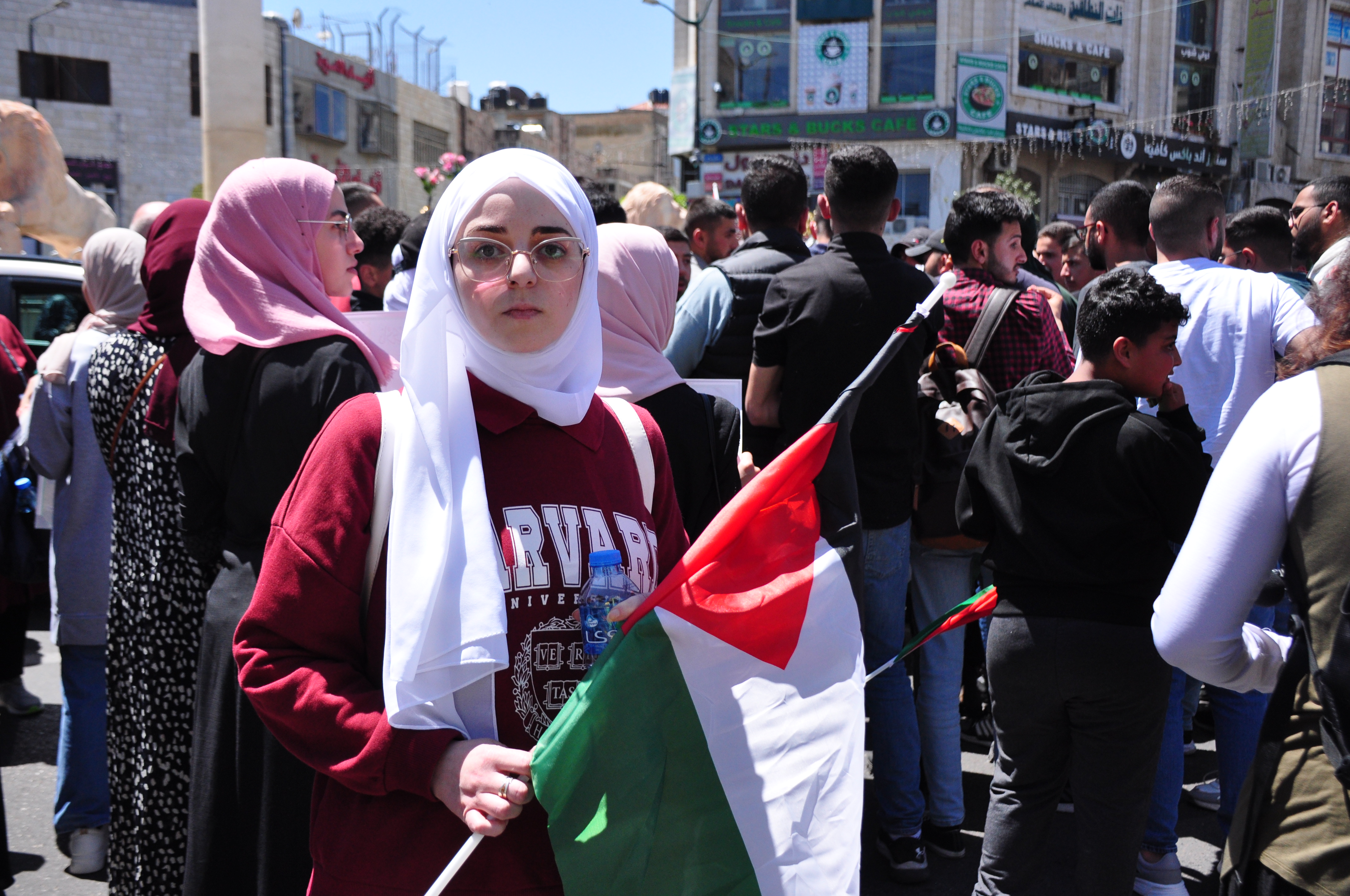 Shurouq Khalil in Ramallah