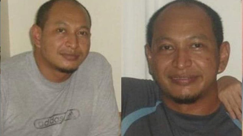 Composite image of Syed. He looks happy and relaxed in both photos.