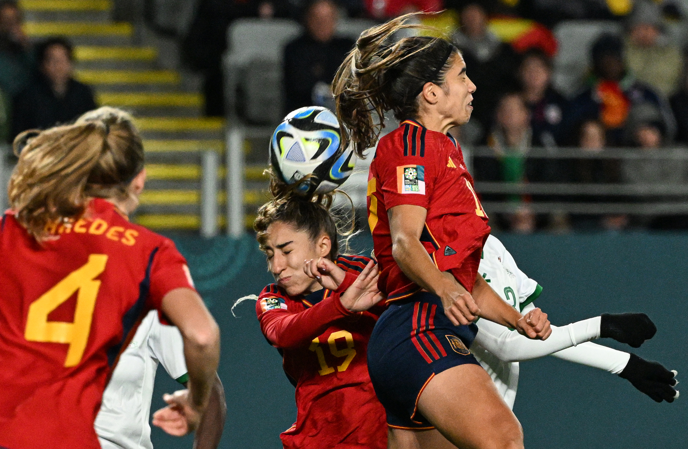 Spain's defender #19 Olga Carmona