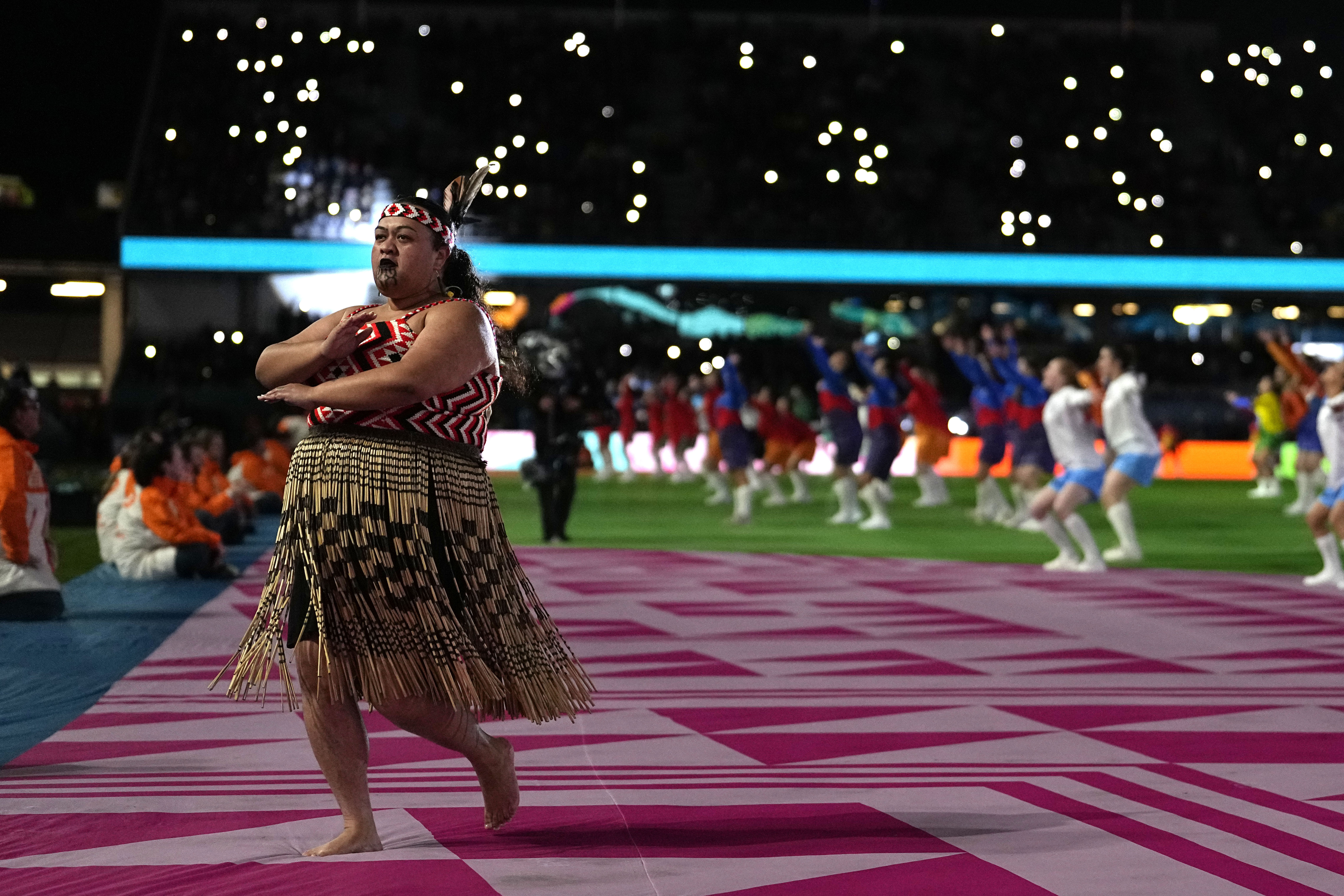 Dancers perform during the opening ceremony