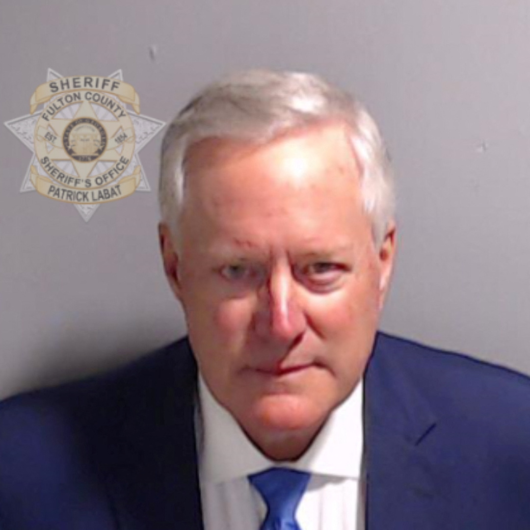 Mark Meadows' mugshot in Atlanta, Georgia