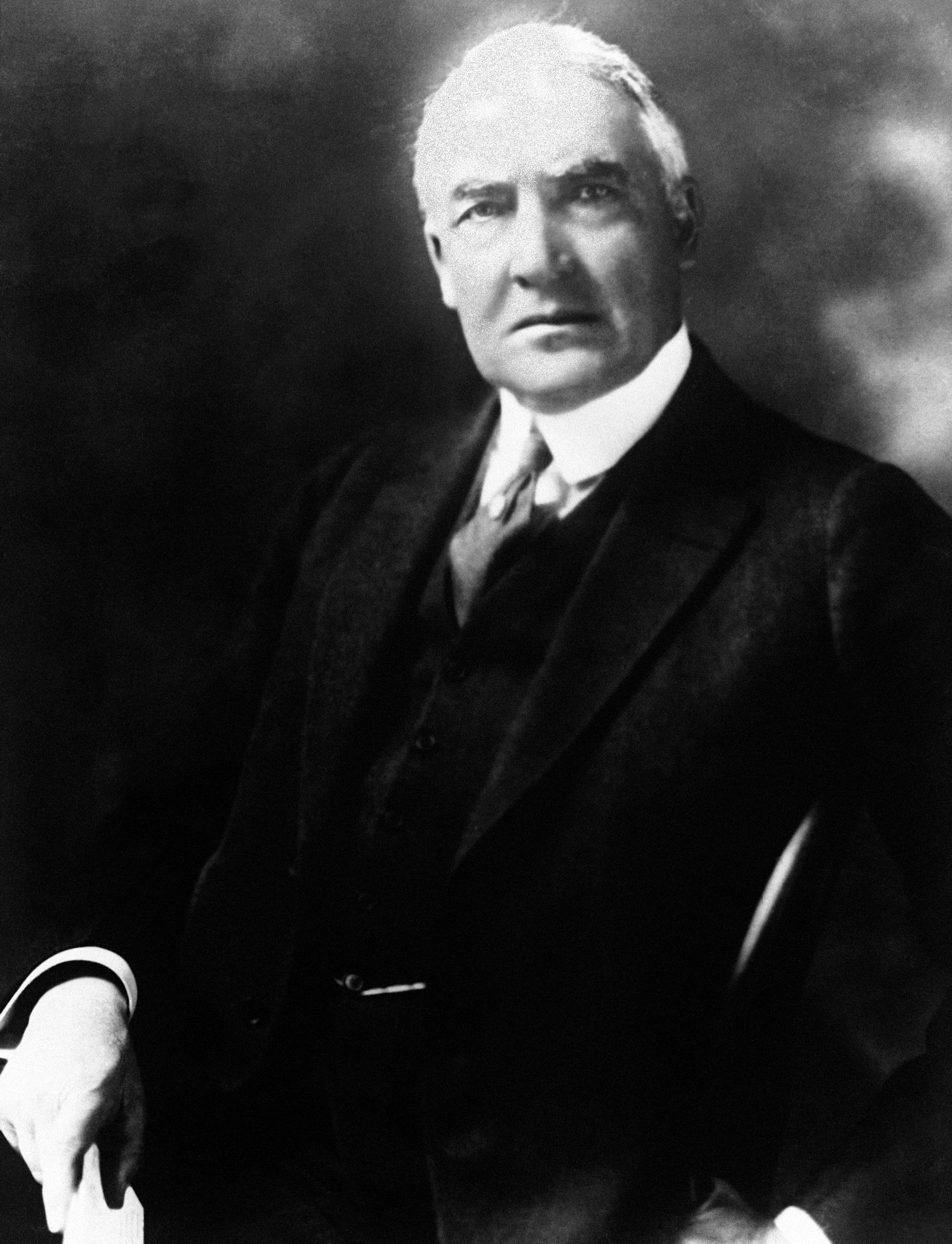 President Warren G Harding