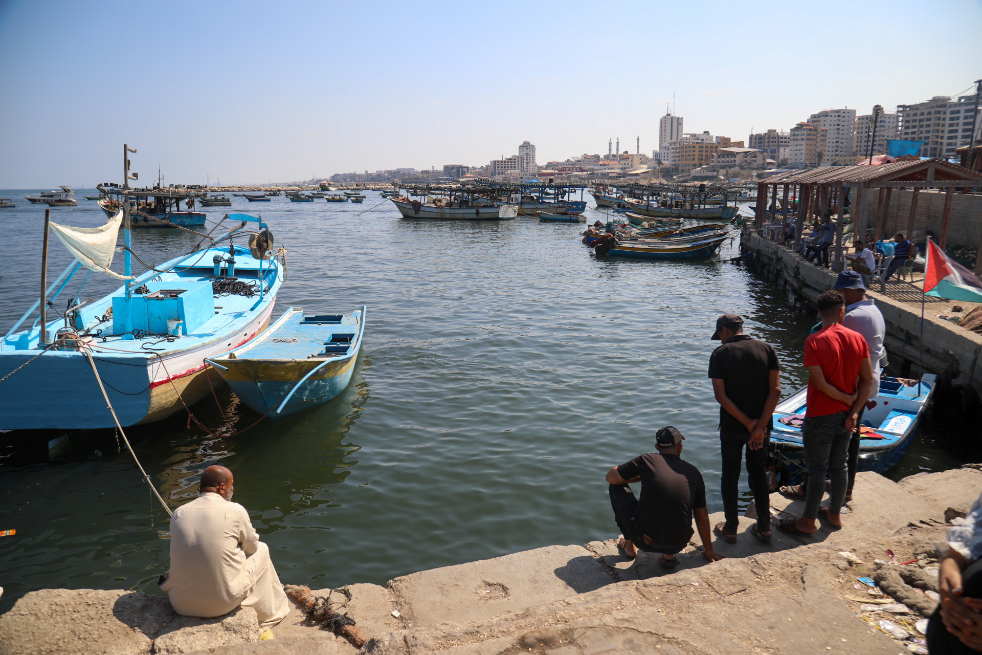 Gaza fishermen