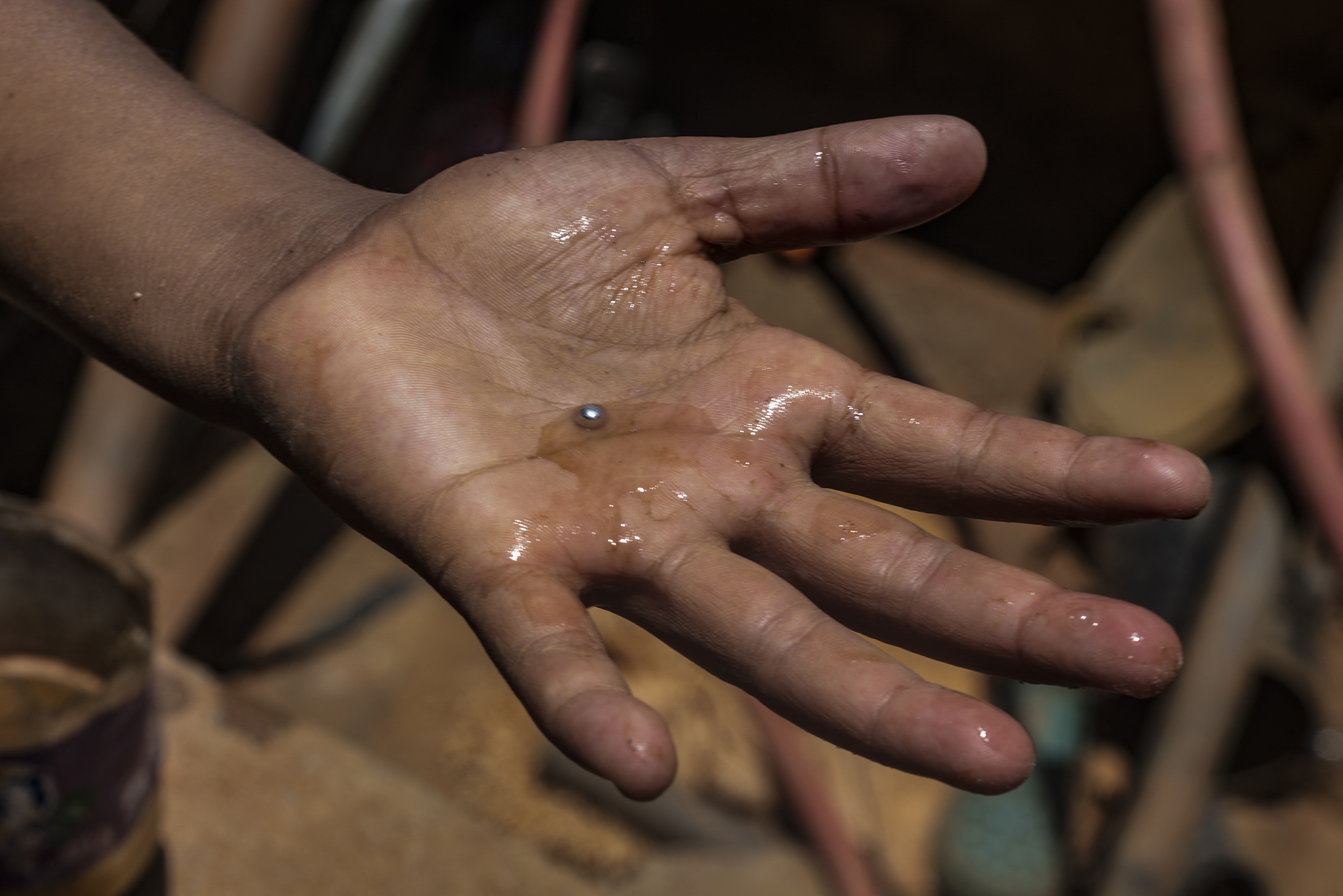 Gold and mercury, not books, for Venezuela's child miners