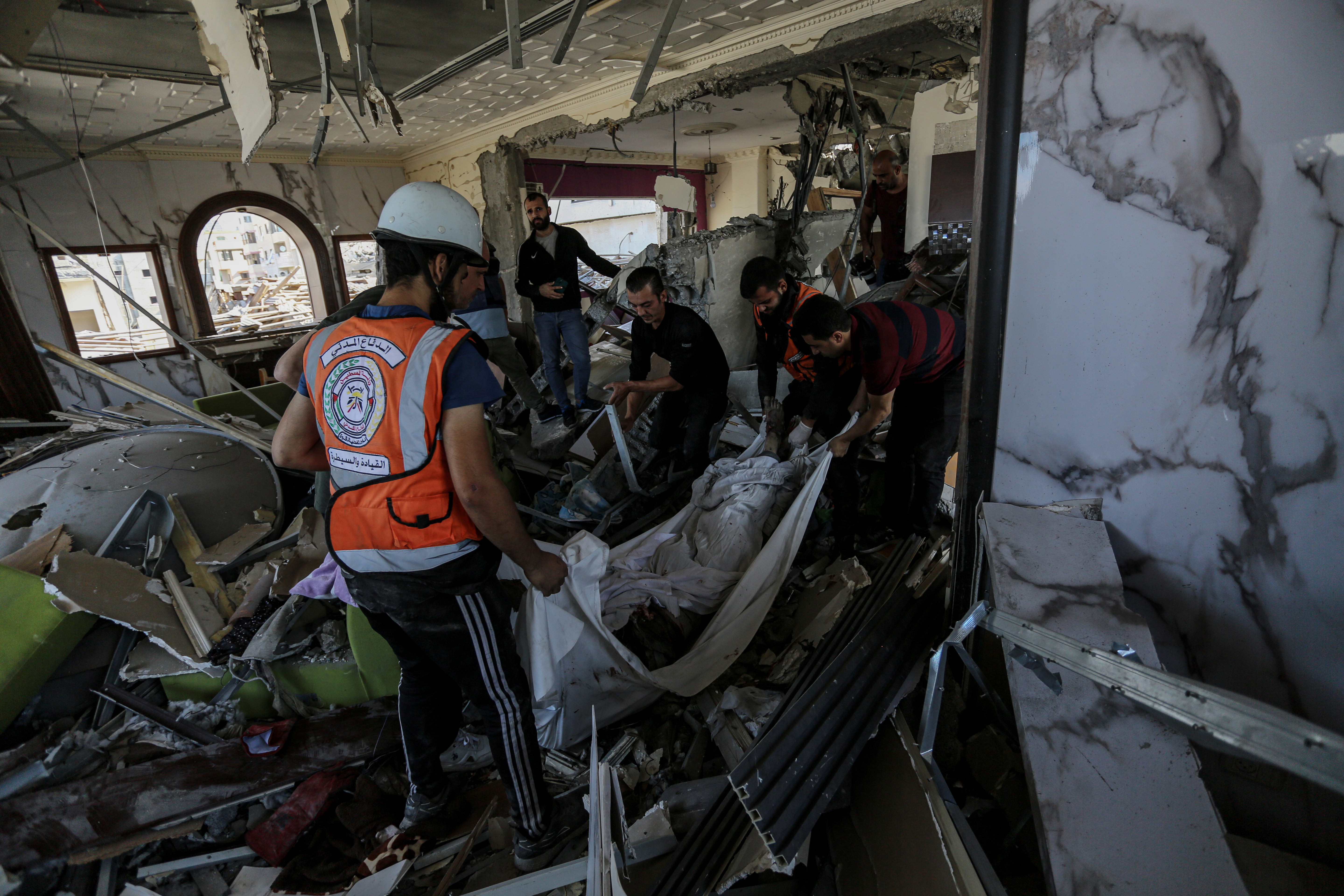 Saqallah family home reduced to rubble