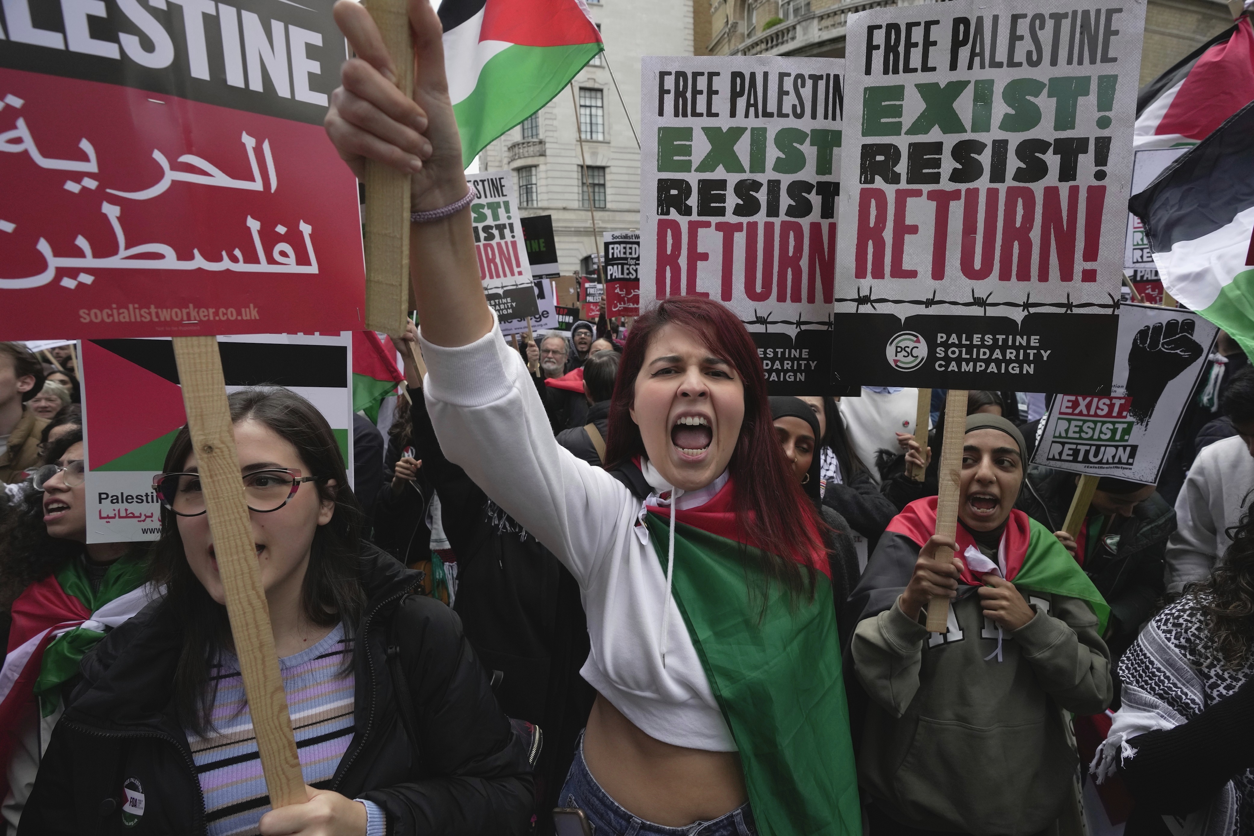 Britain Israel Palestinians