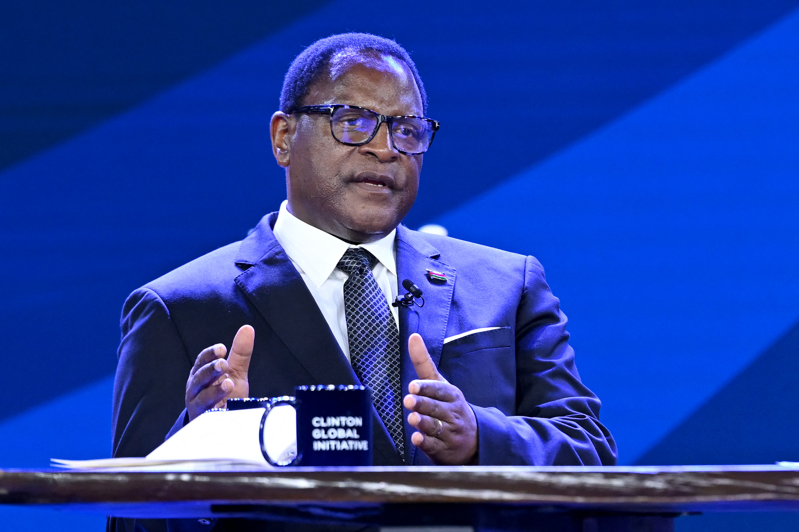 President of Malawi Lazarus Chakwera