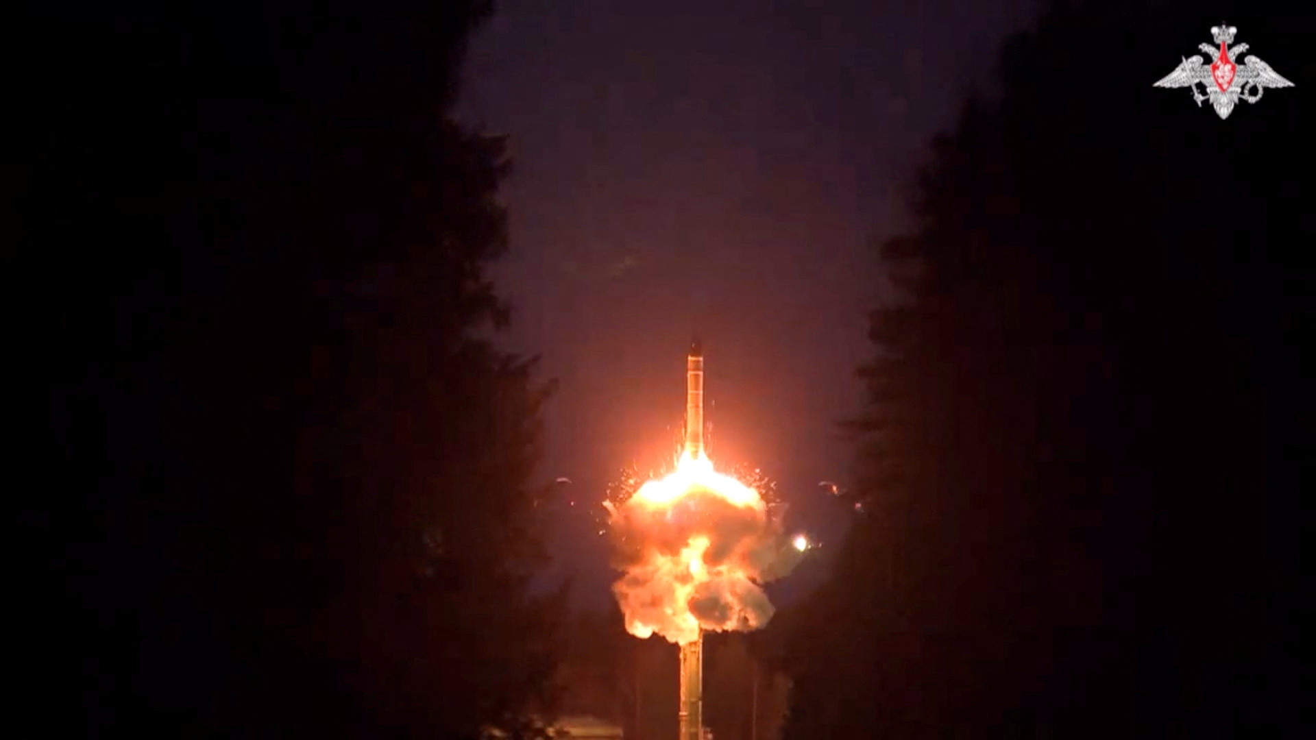 Russia's missile test launch