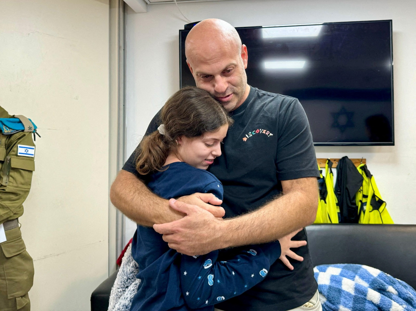 Hila Rotem-Shoshani, who was released from the Gaza Strip