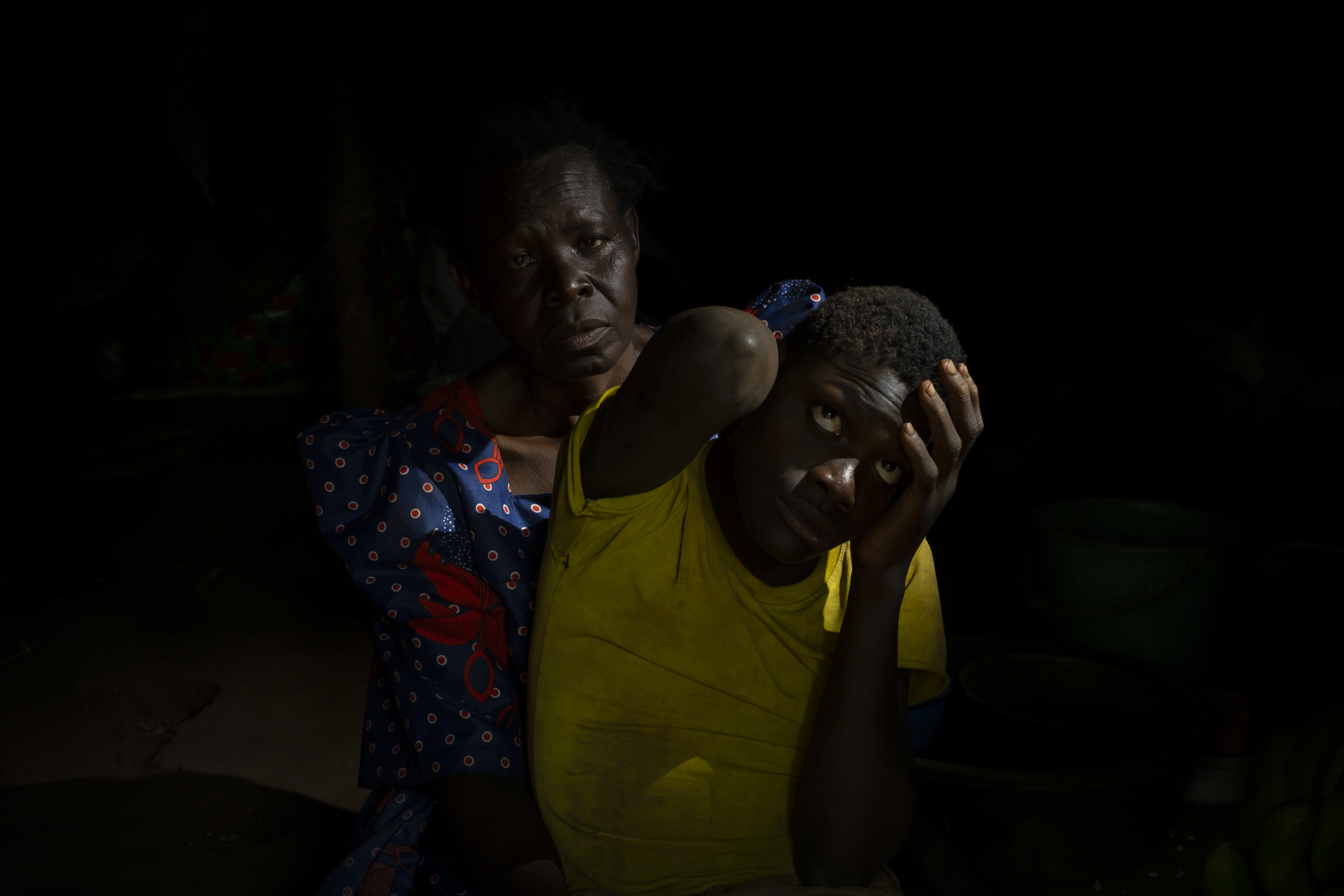 Lovinsa Namwebya and son Perez