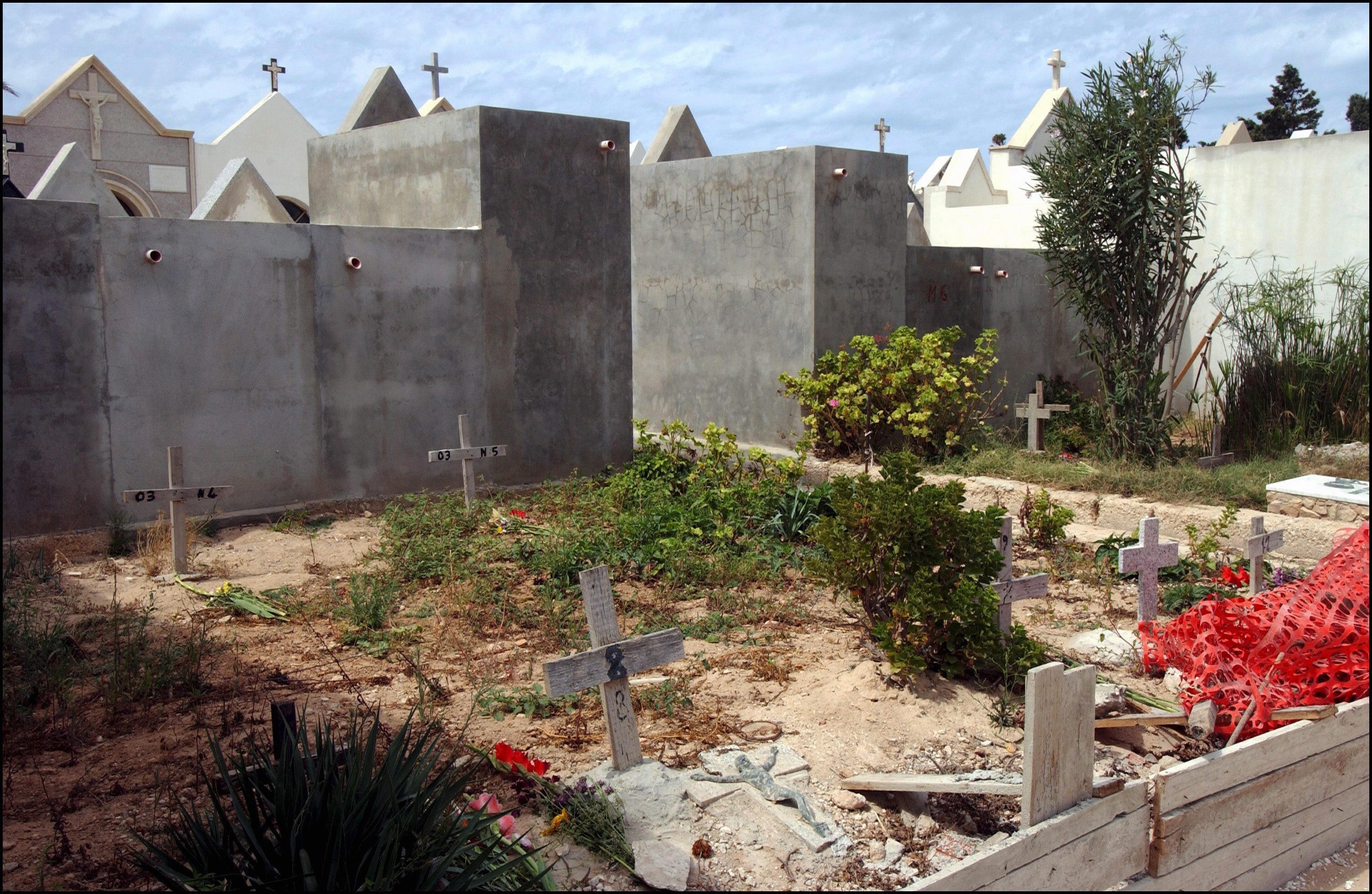 Lampedusa graveyard