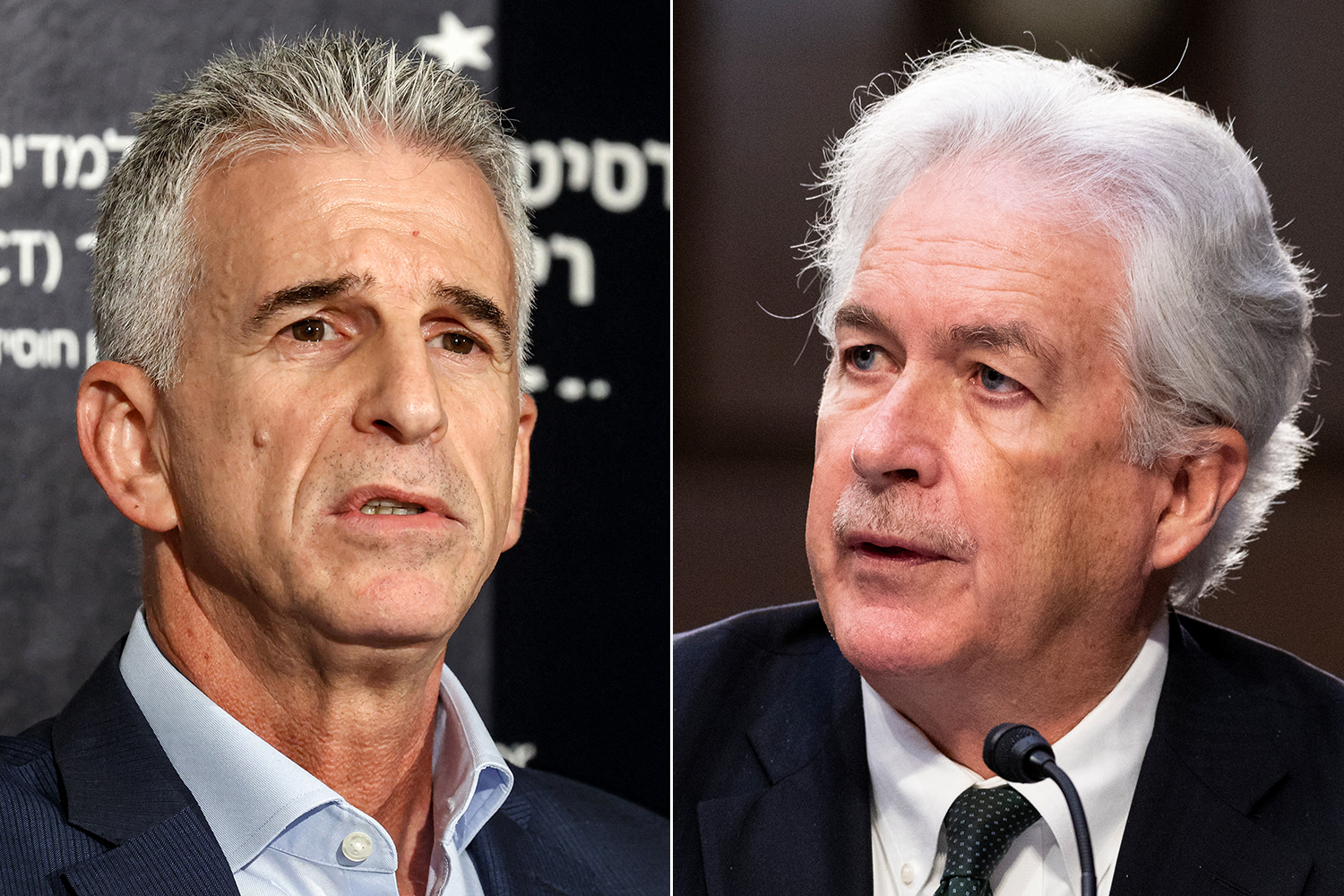 Mossad director David Barnea and CIA Director Bill Burns