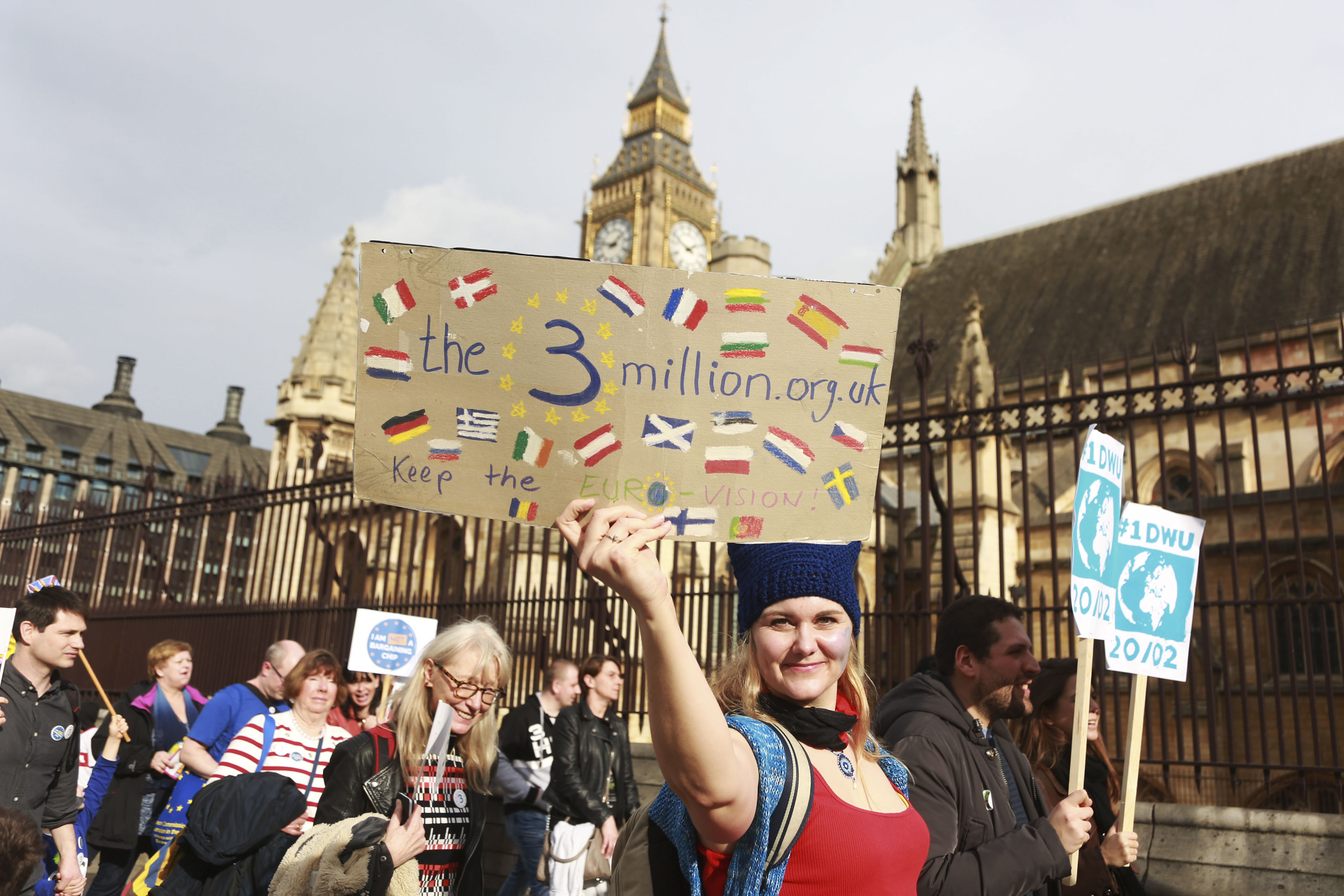 protest by EU citizens