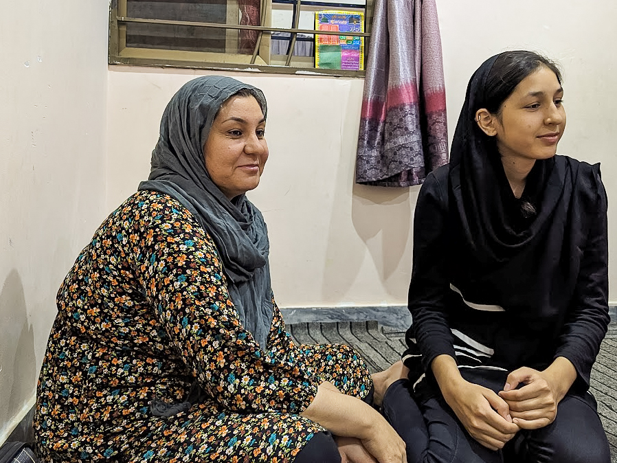 Afghan family in Pakistan