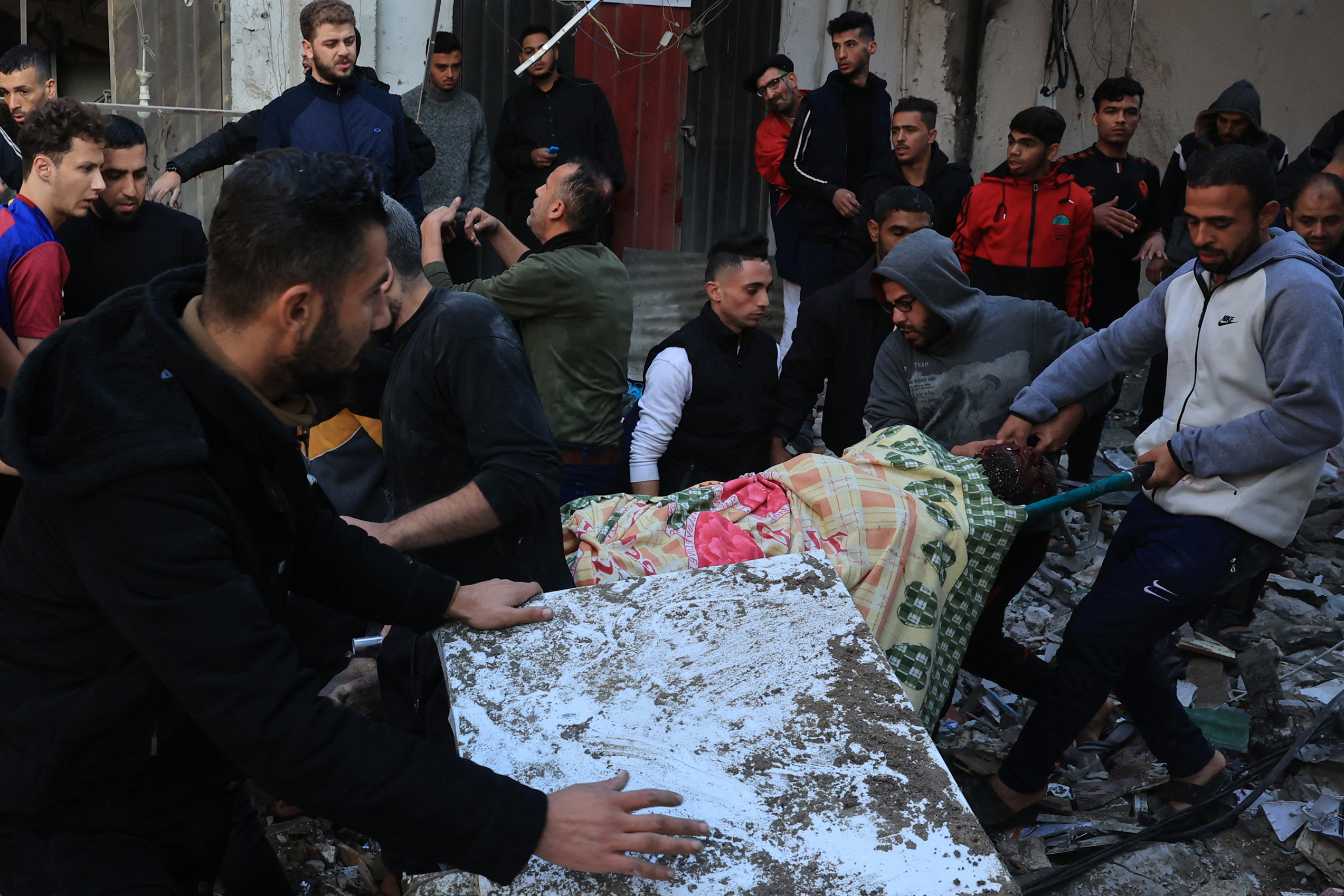 Israeli bombardment in Rafah