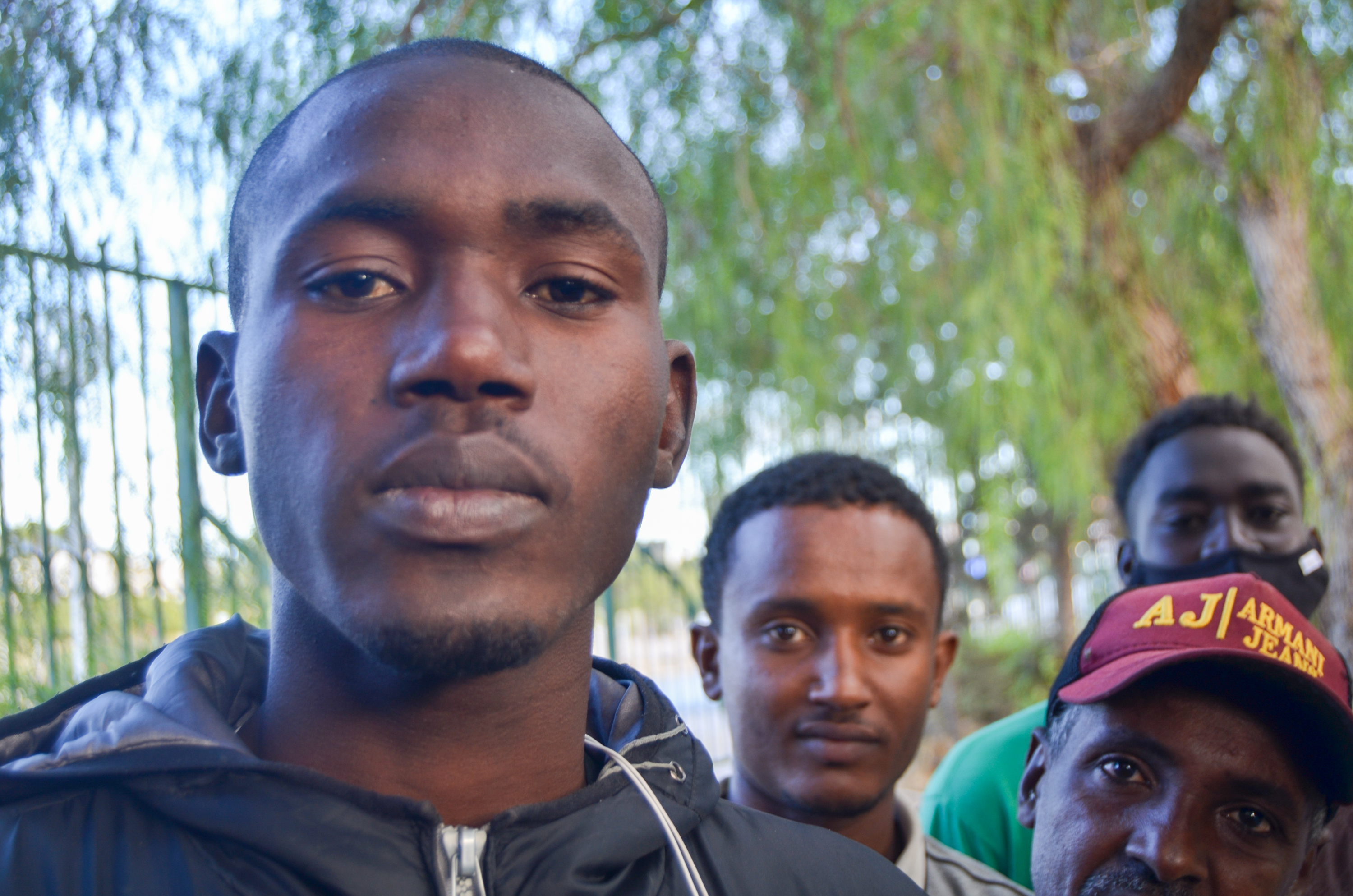 Sudanese refugees in the Tunisian winter