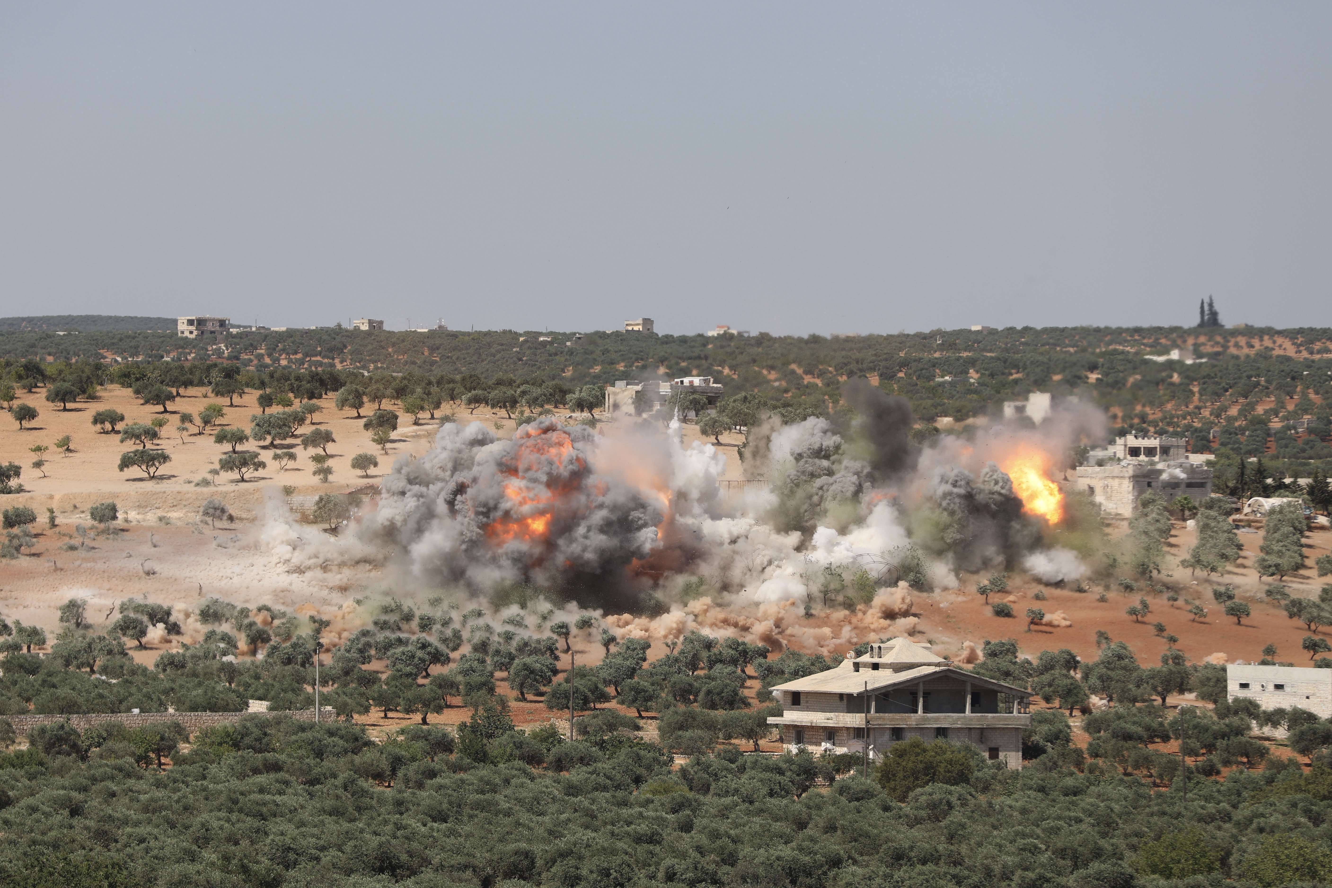 Russian bombing of Idlib