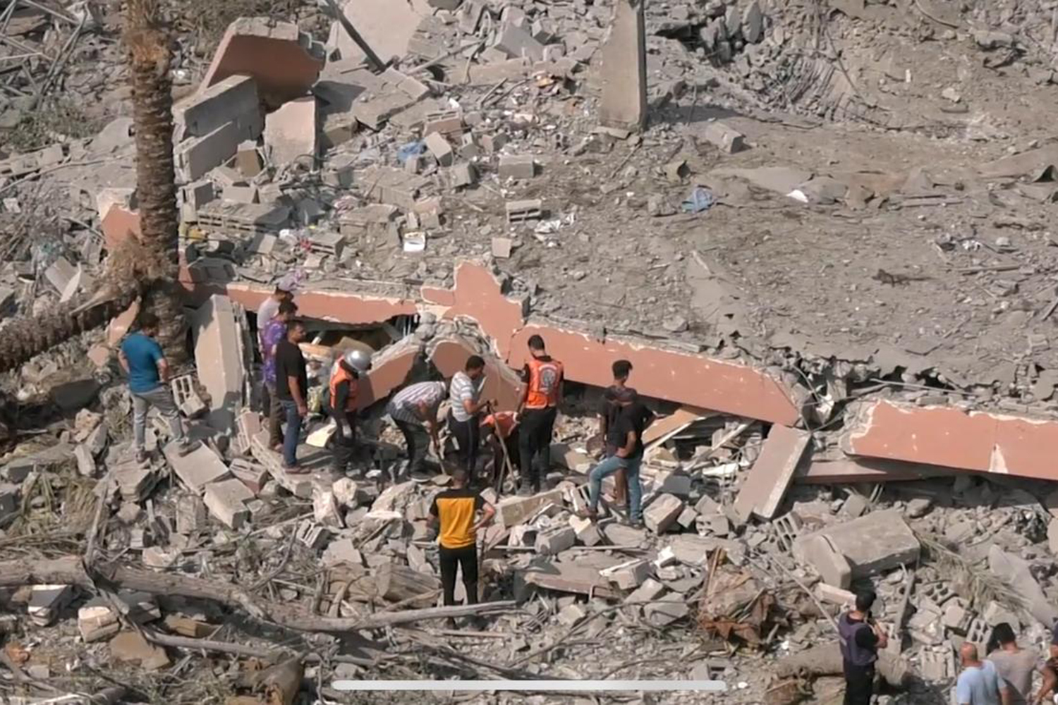 Eman Radwan's family home destroyed [courtesy of Eman Radwan]