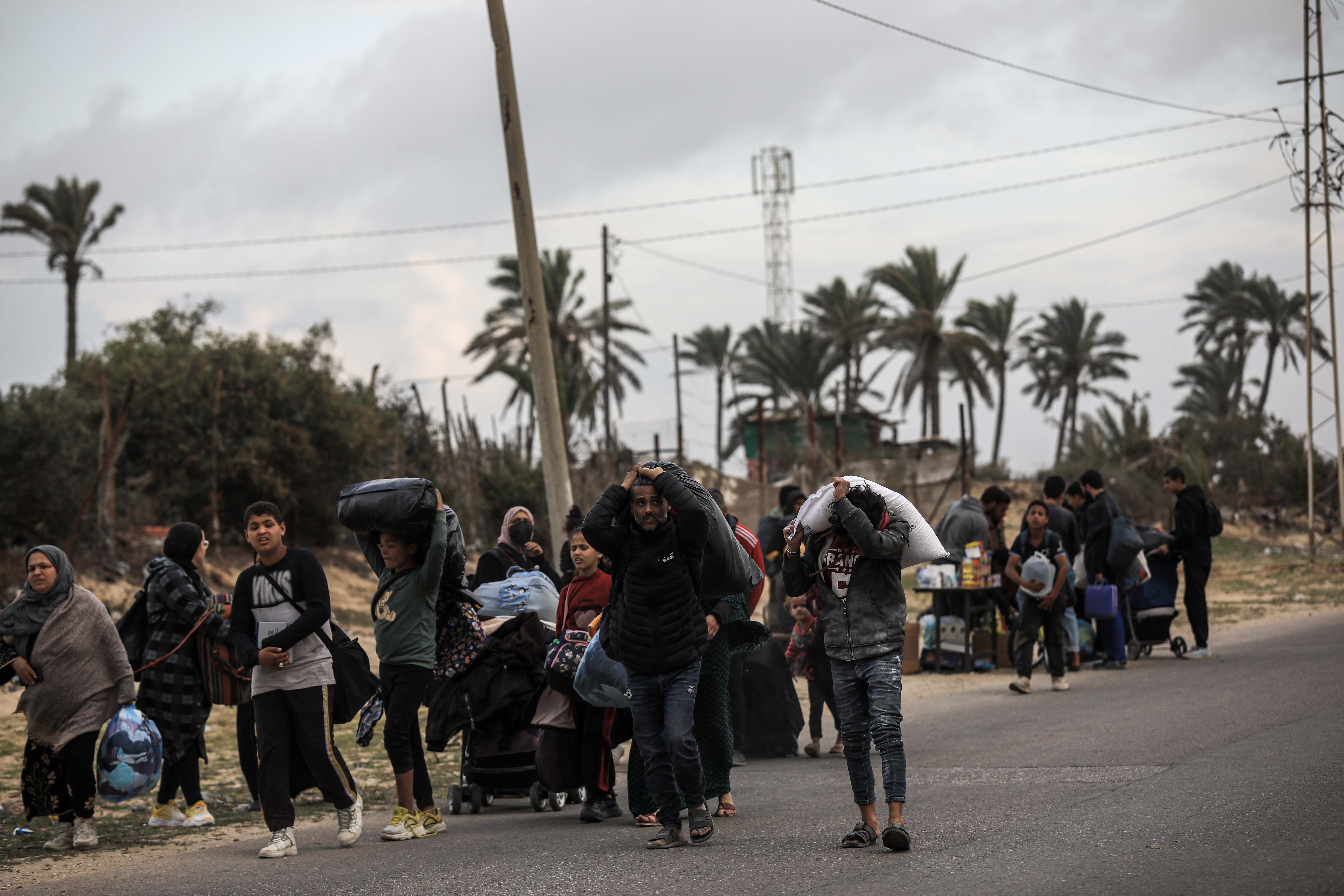 Displacement from Khan Younis