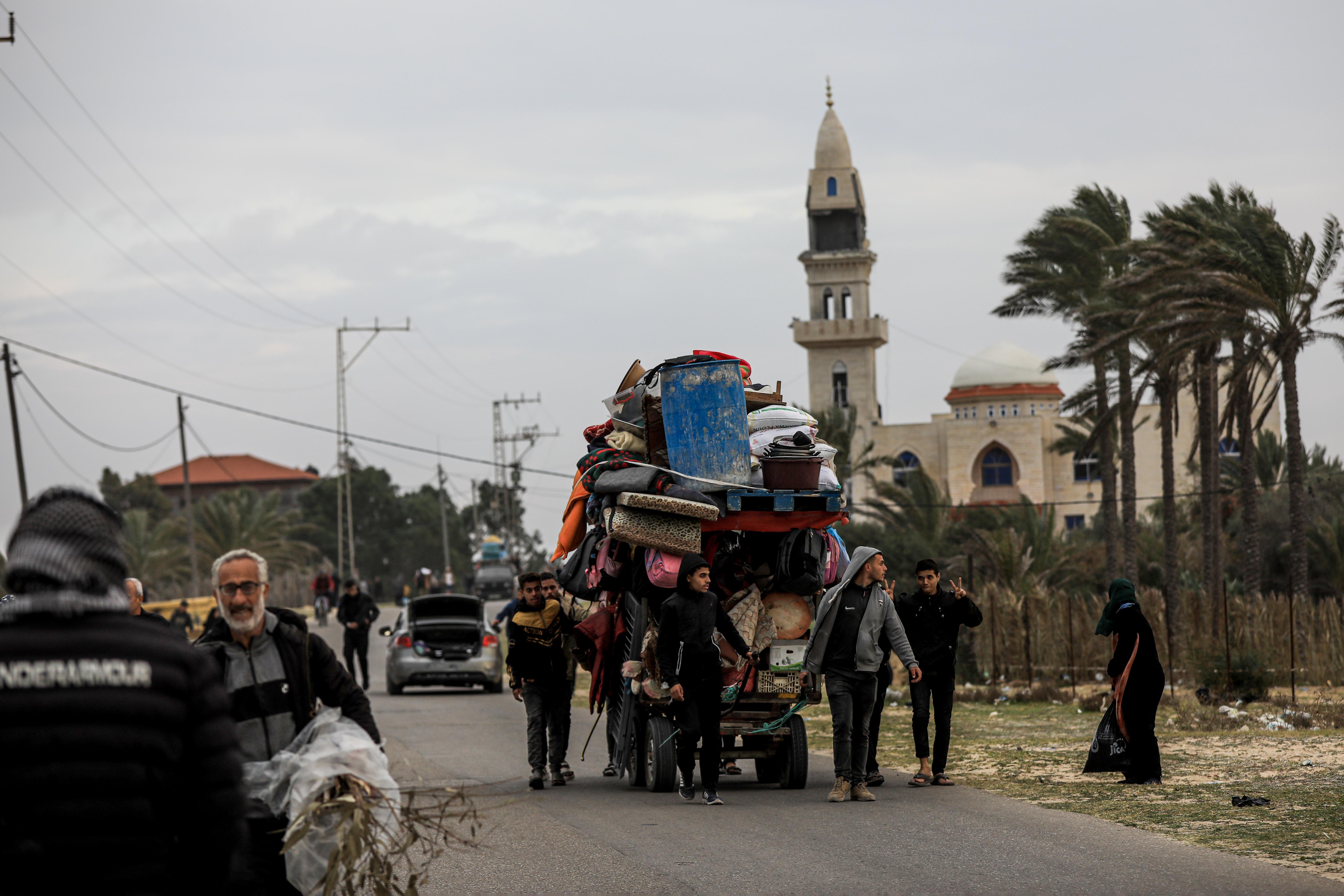 Displacement from Khan Younis