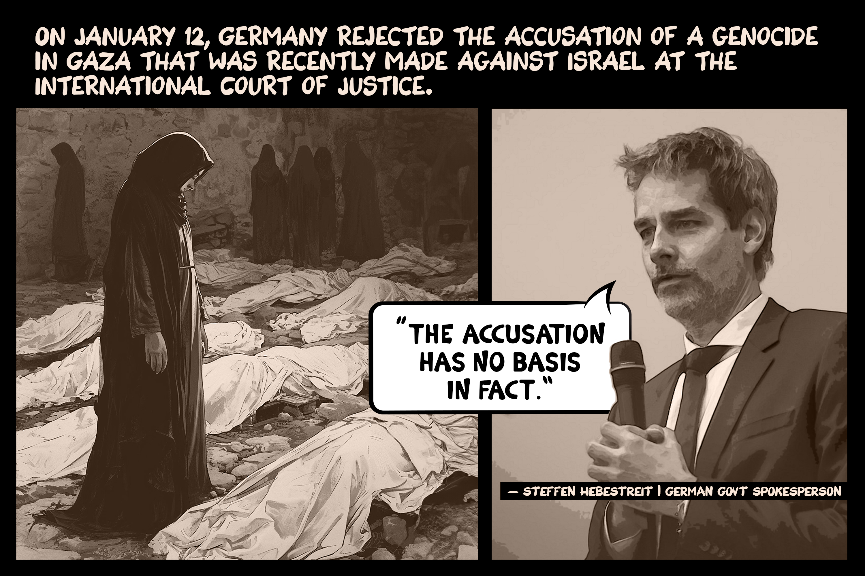 History Illustrated: Israel, Gaza, Germany and the genocide in Namibia