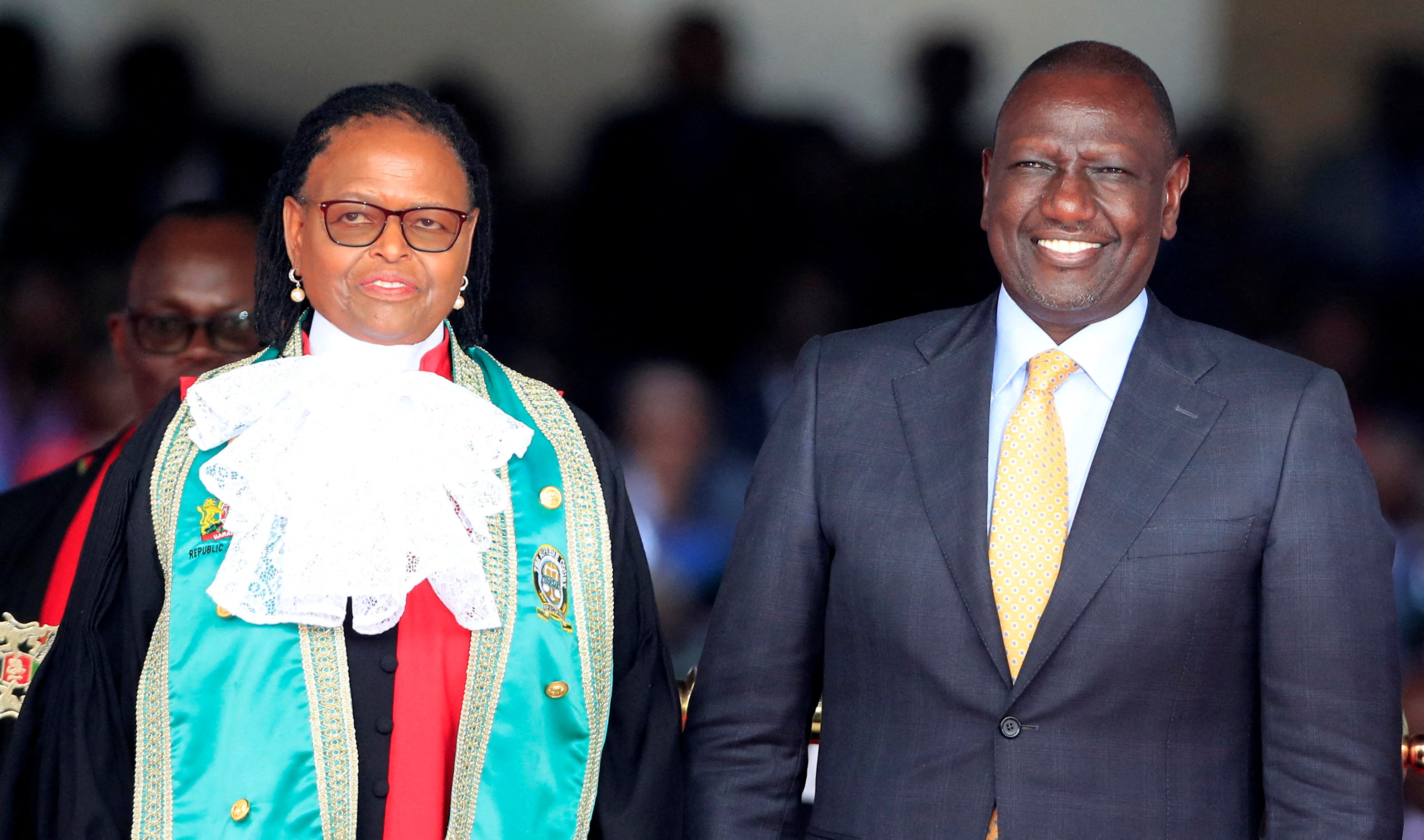 Kenya President Ruto and Chief Justice Martha Koome