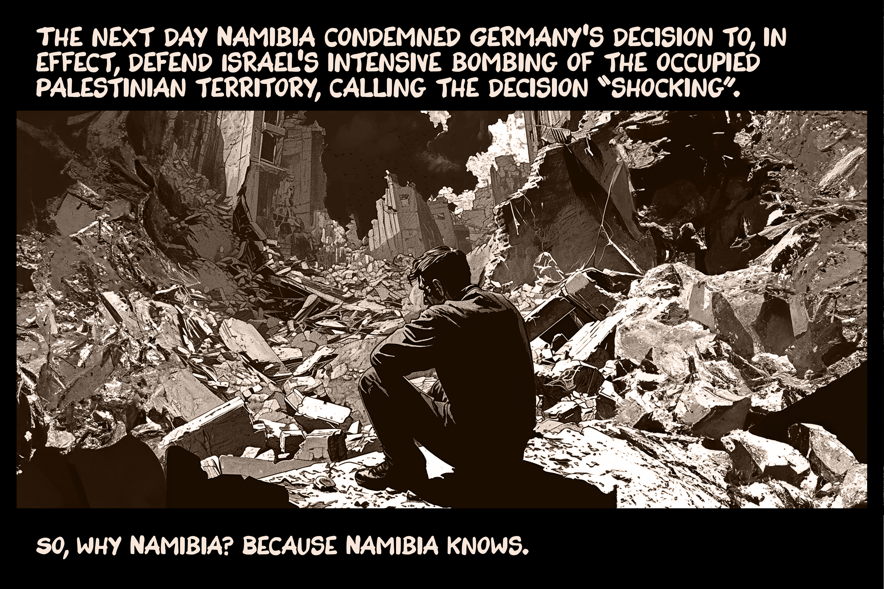 History Illustrated: Israel, Gaza, Germany and the genocide in Namibia