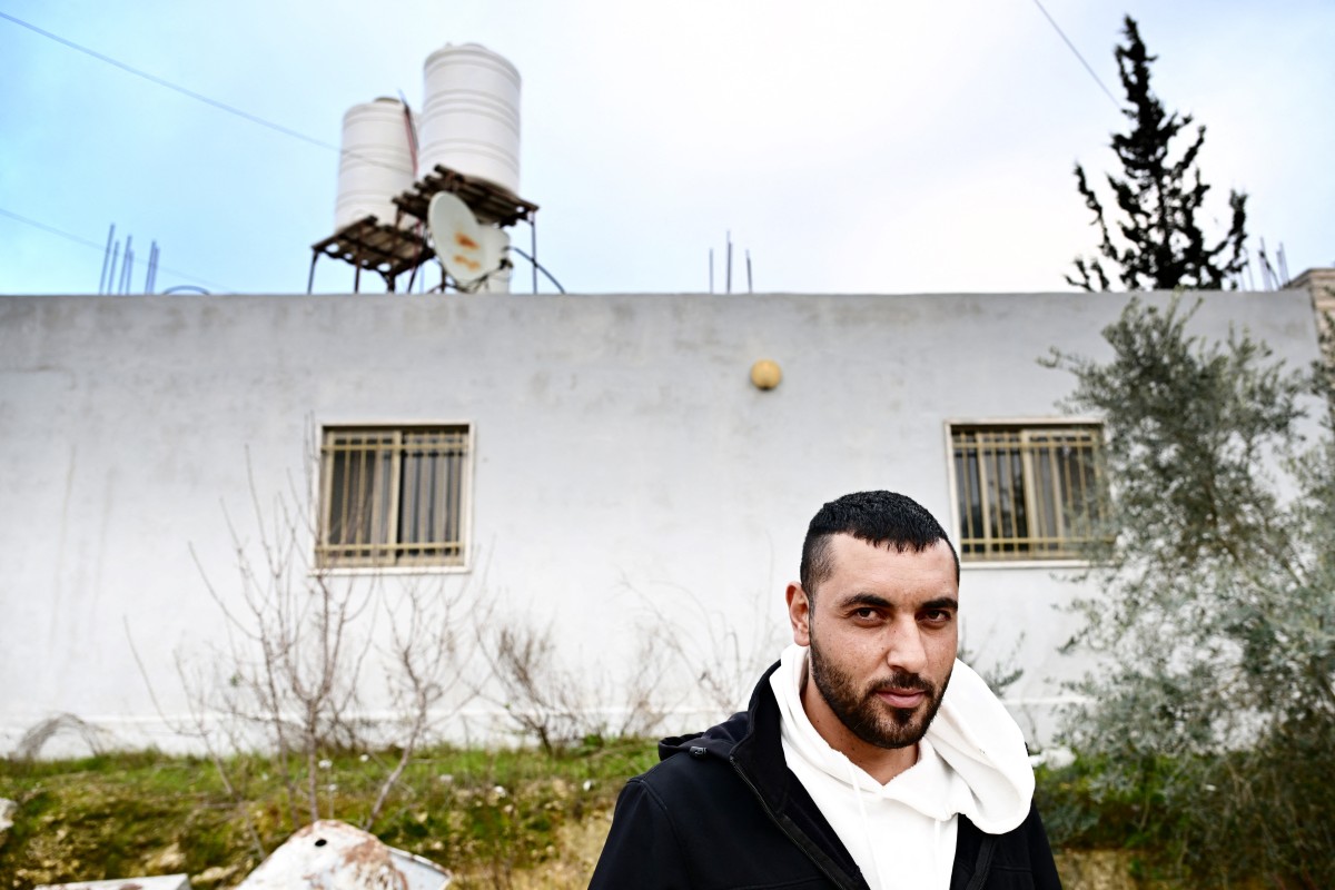 Mahmoud Abu Khiarah, a 28-year-old construction worker and father-of-three,
