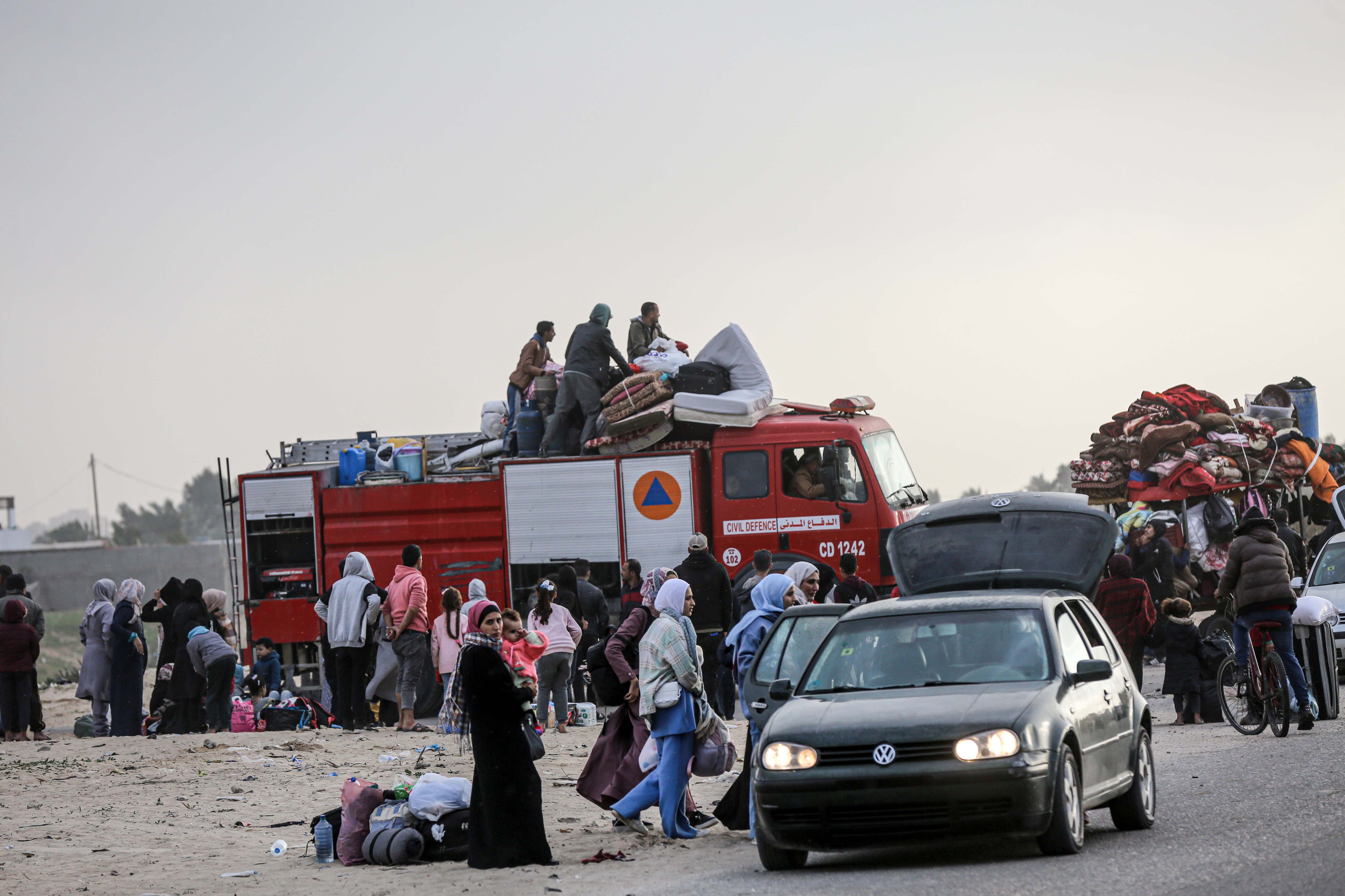 Displacement from Khan Younis