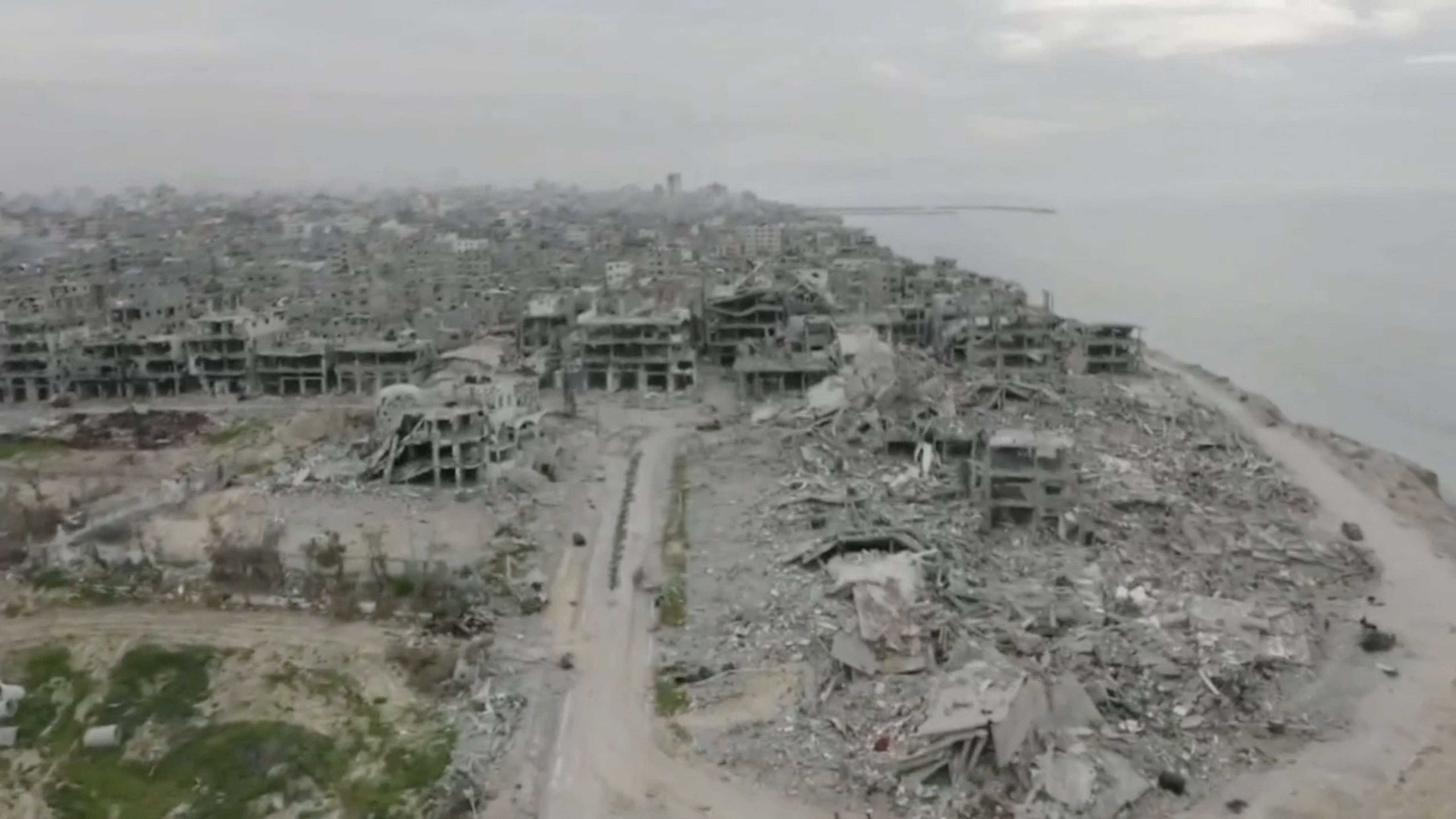 Gaza buildings destroyed