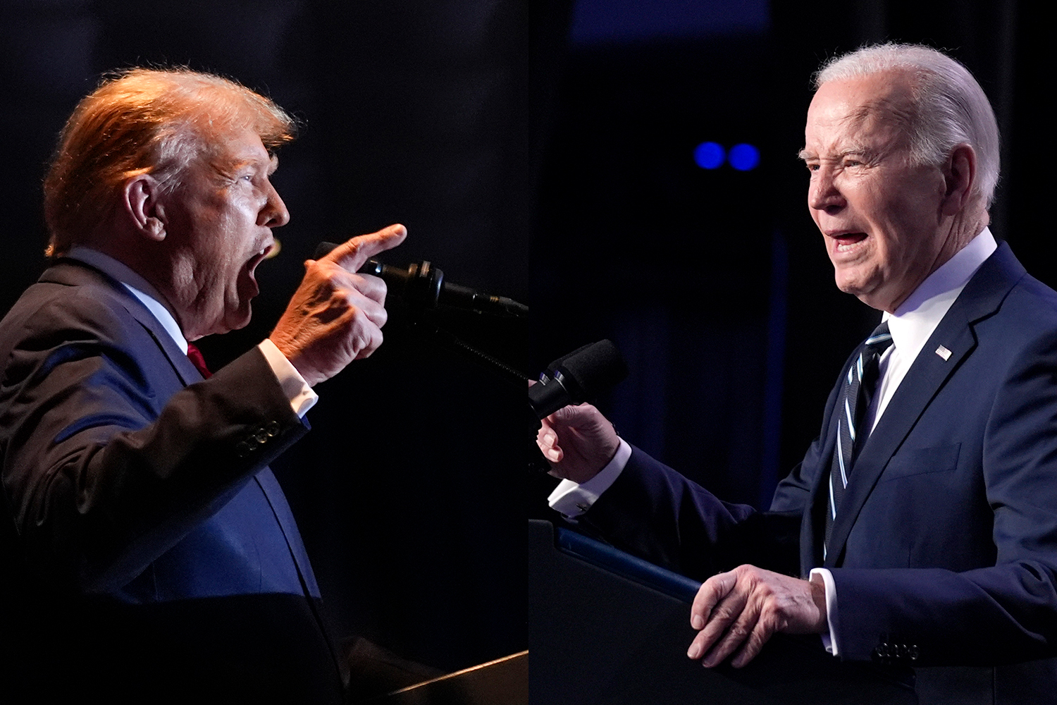 Donald Trump and Joe Biden