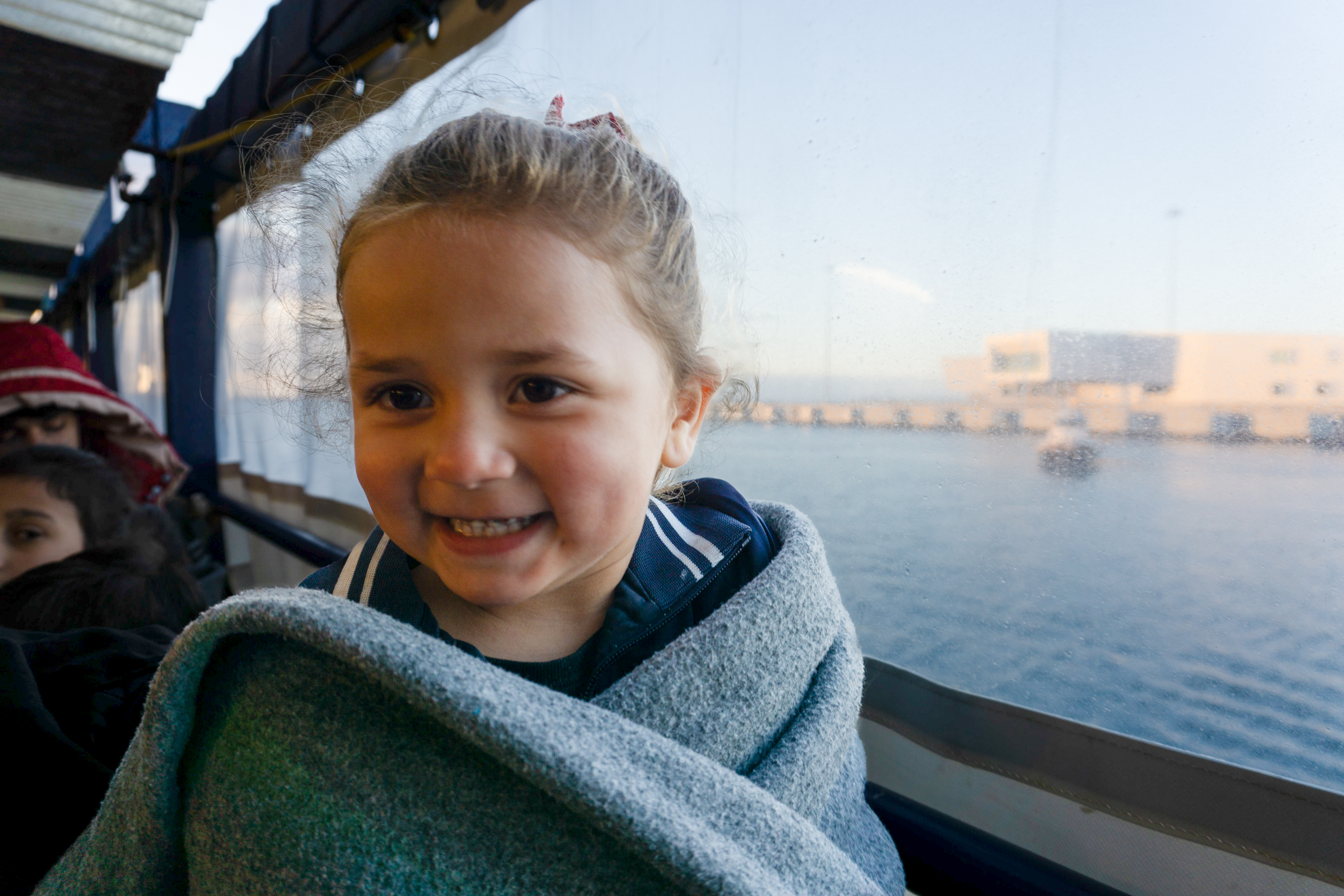 Amira, Rania's youngest daughter. [Nora Adin Fares/Al Jazeera]