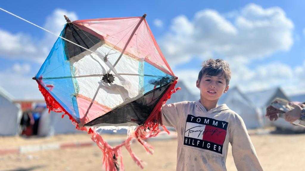 Kites in Rafah