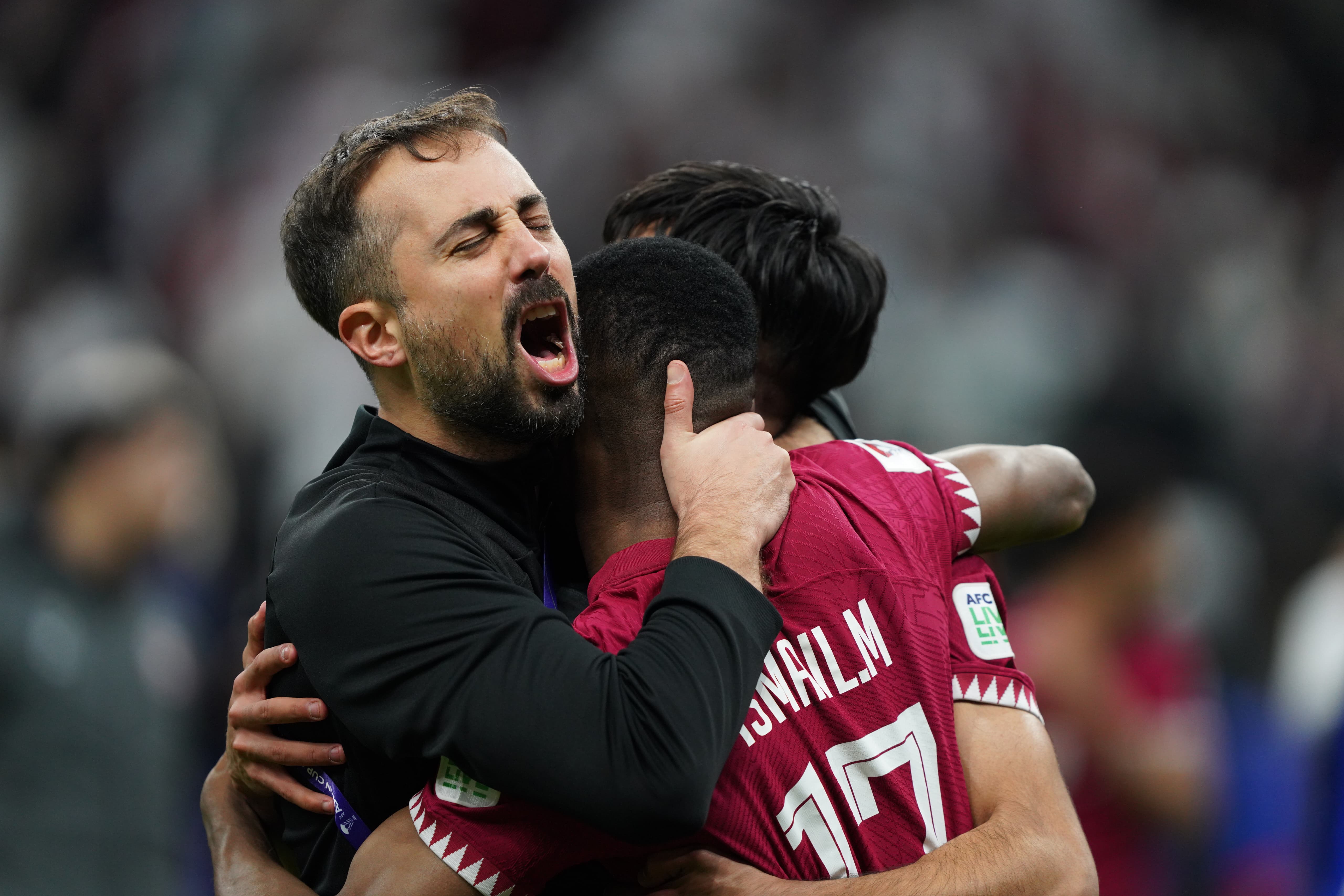 Qatar v Uzbekistan at Al Bayt Stadium in Al Khor