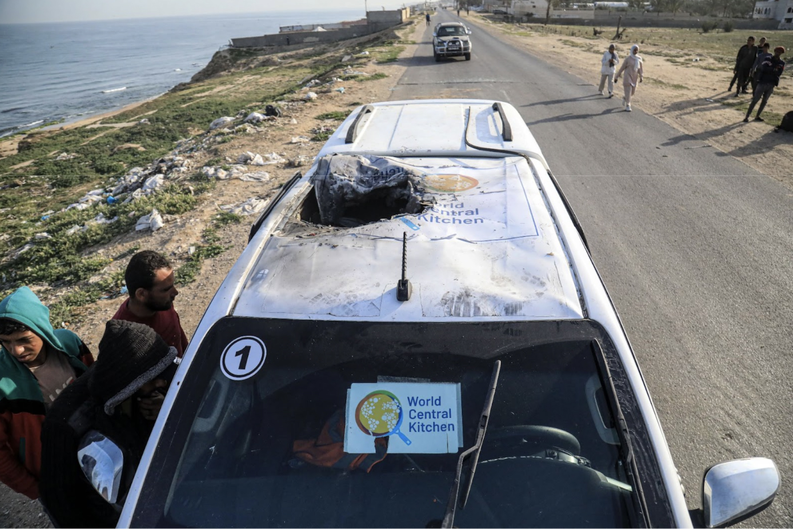 Three Sequential Airstrikes Hit Vehicles