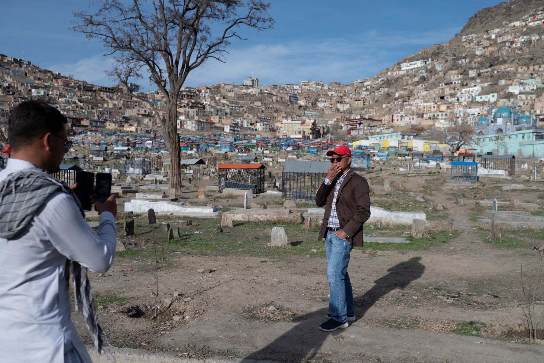 foreigners visit post-war Afghanistan