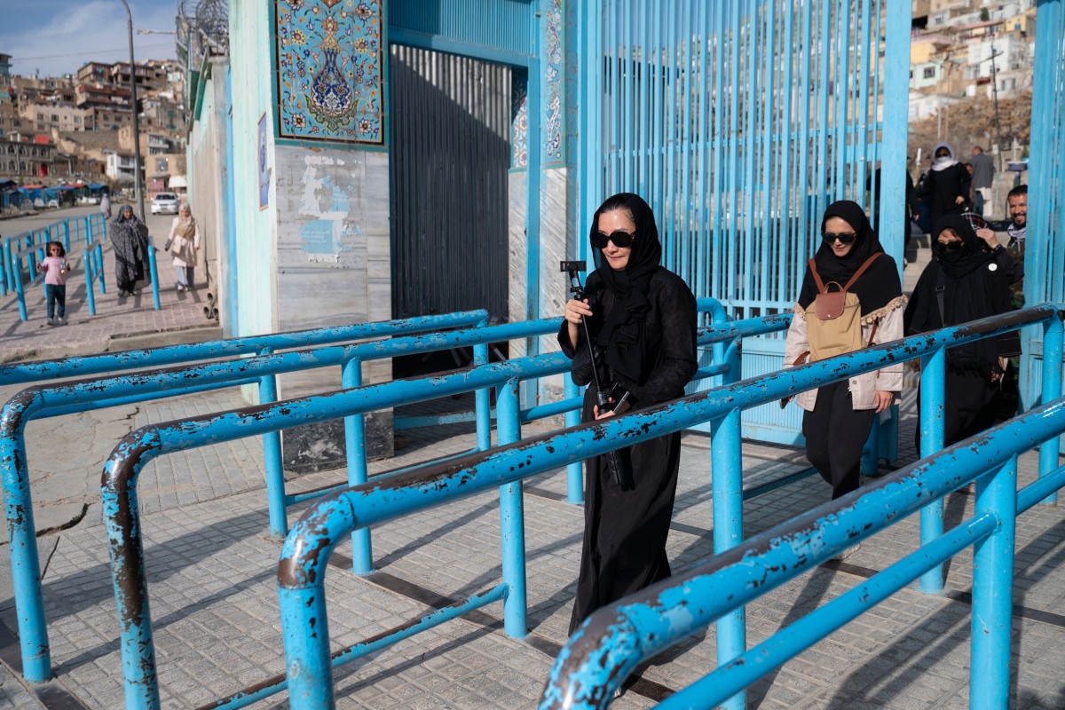 foreigners visit post-war Afghanistan