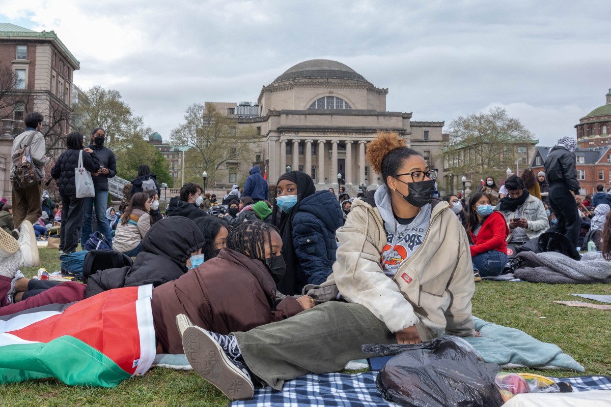 Pro-Palestinian protestsa the Columbia University