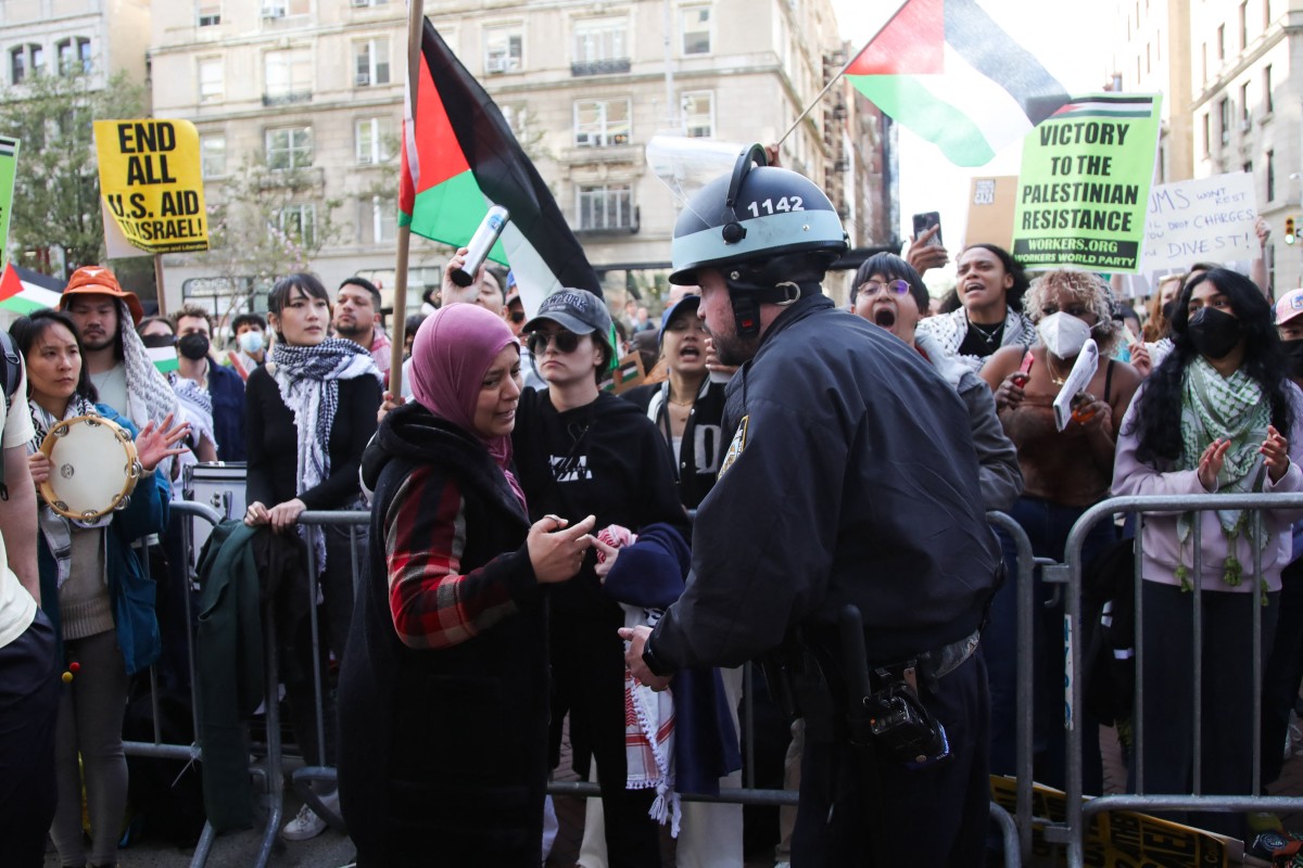 Pro-Palestinian protestsa the Columbia University