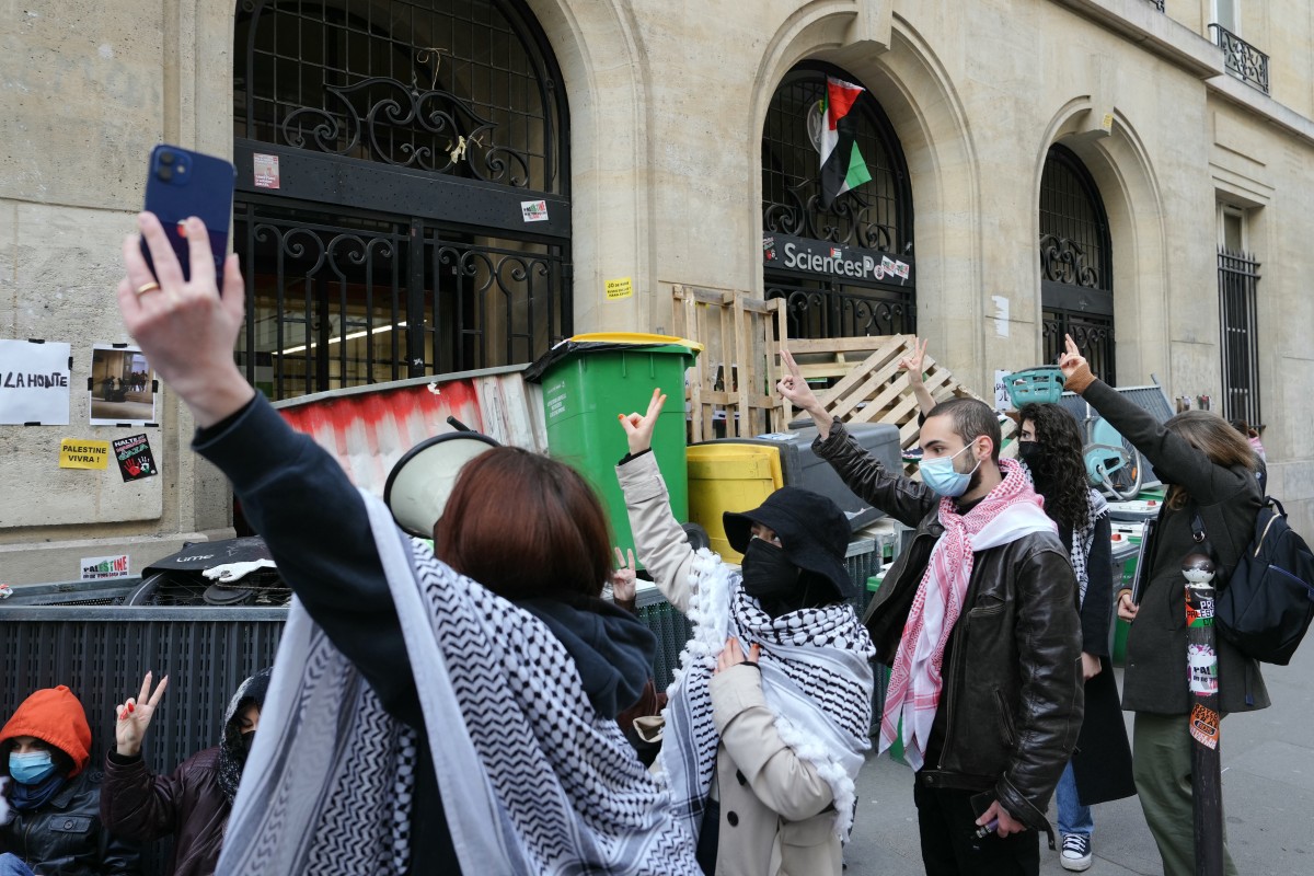 France Israel Palestinians Campus Protests