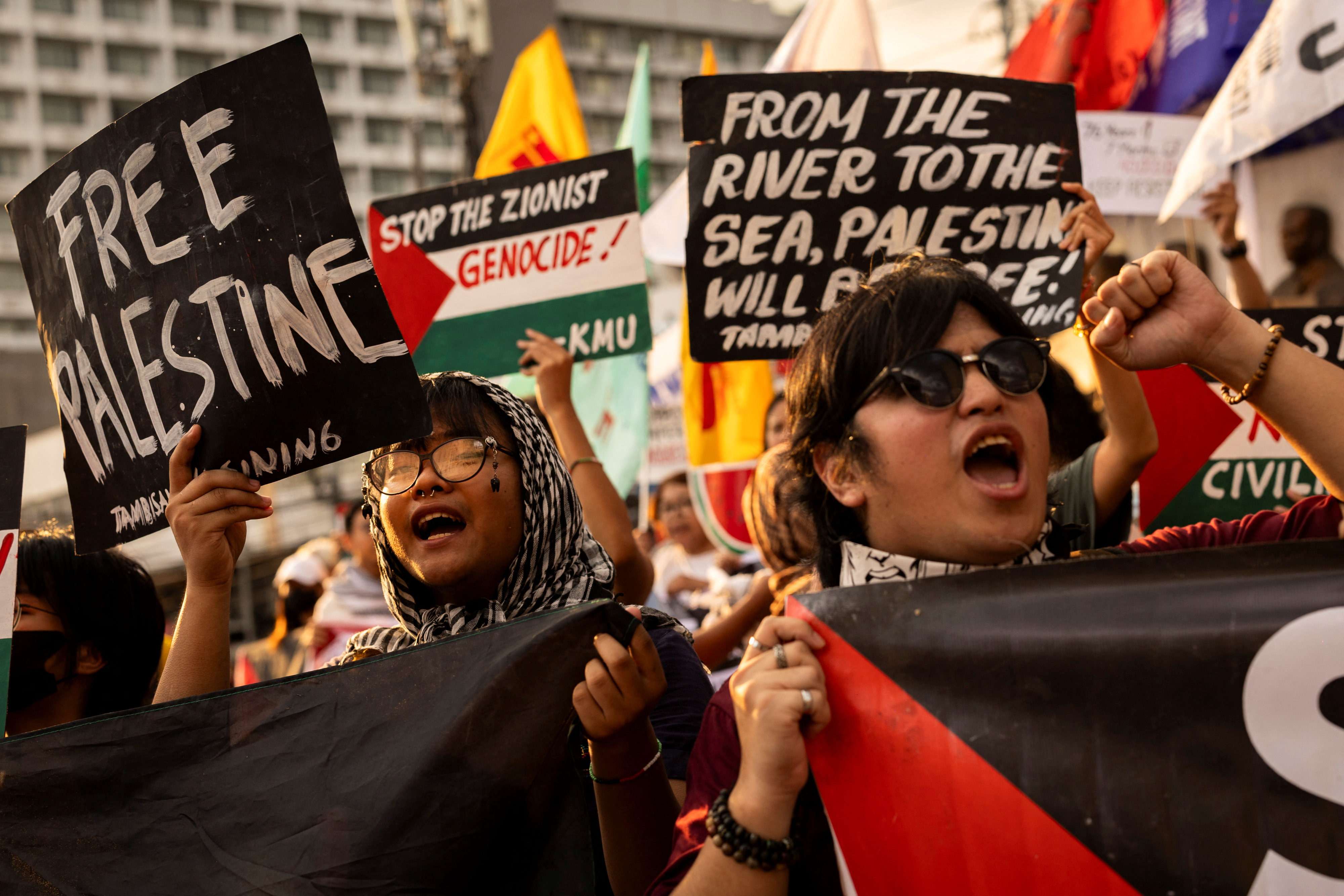 protest to mark the 76th anniversary of the Nakba